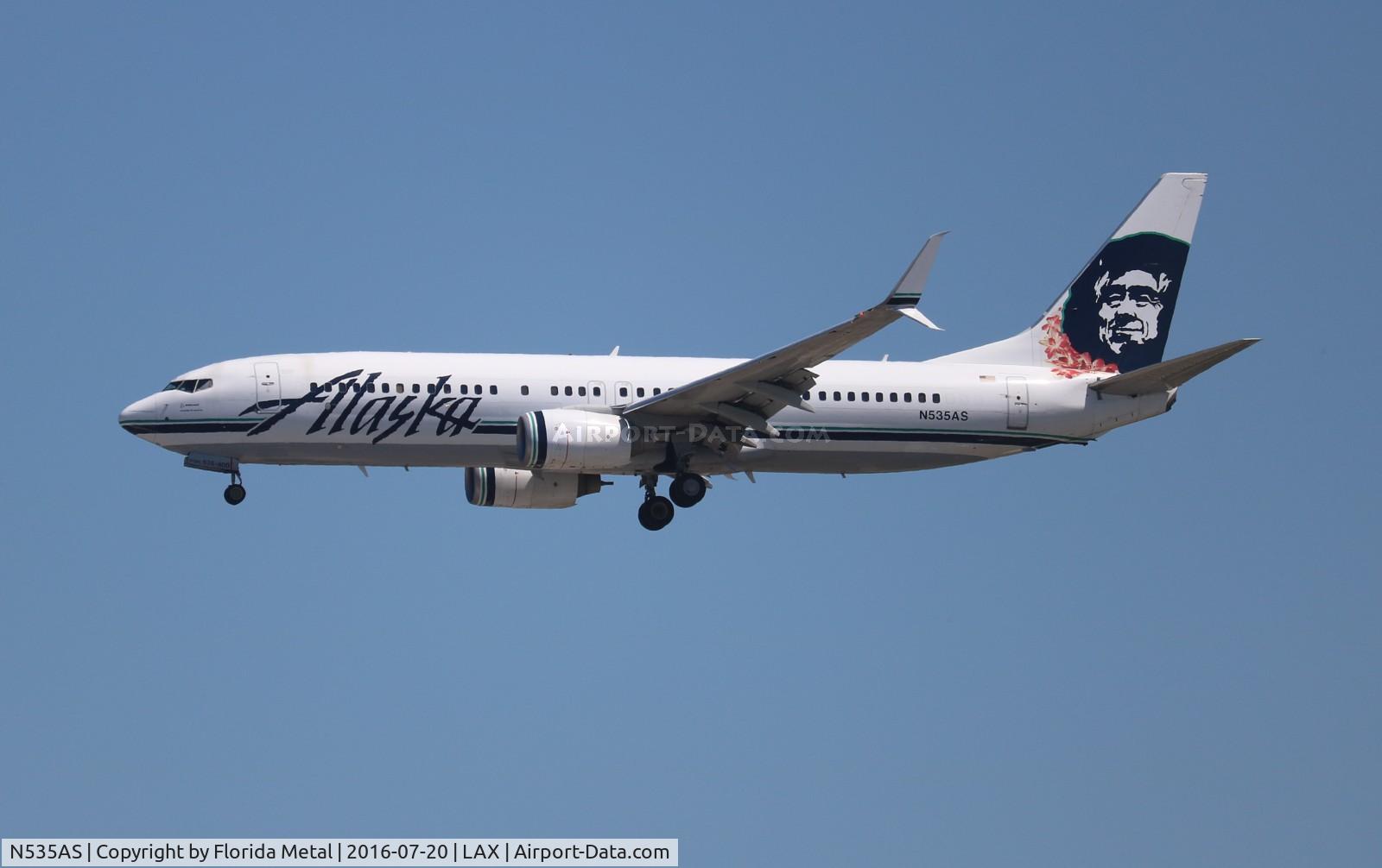 N535AS, 2011 Boeing 737-890 C/N 35200, Alaska