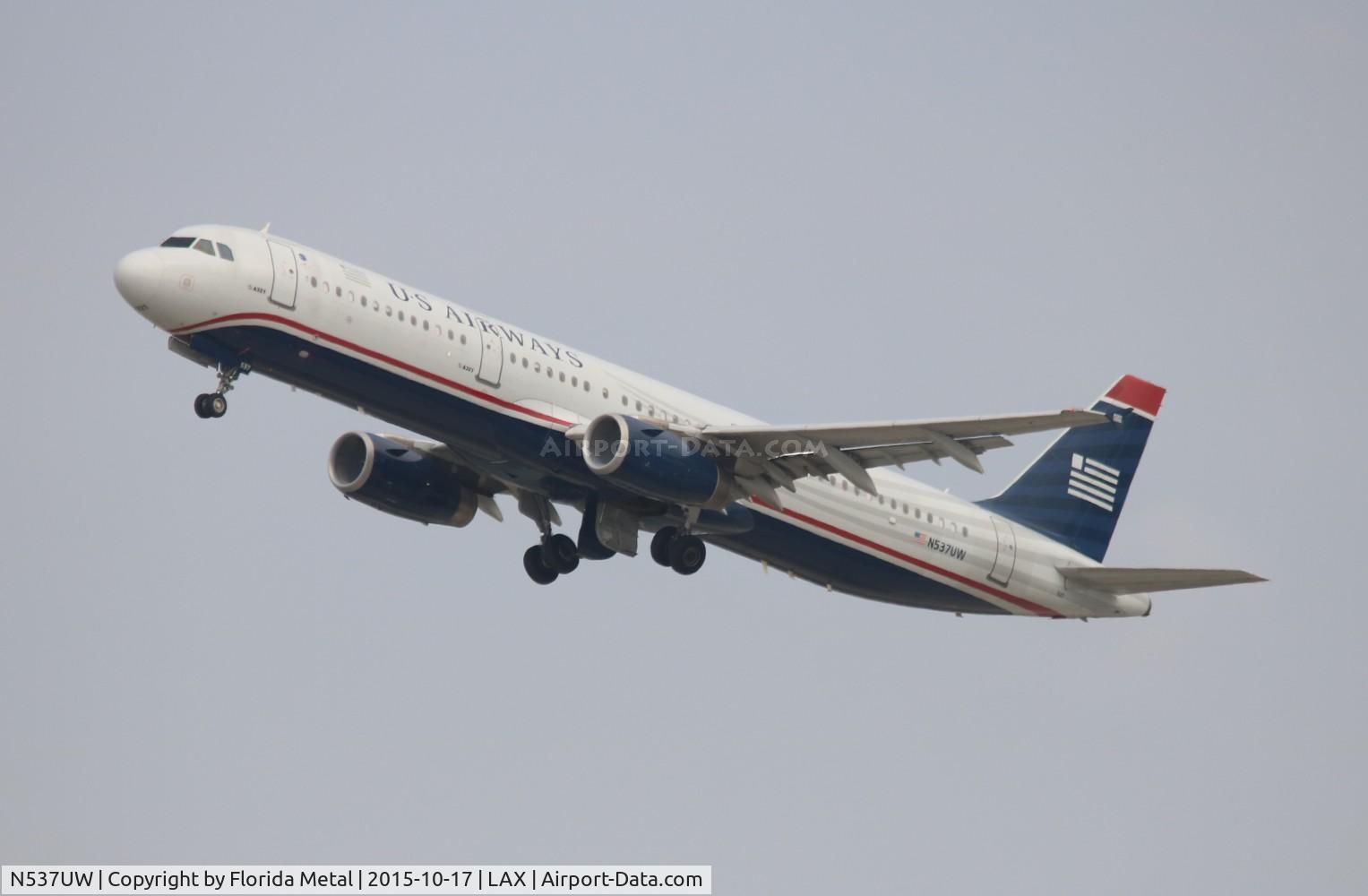 N537UW, 2009 Airbus A321-231 C/N 4041, USAirways