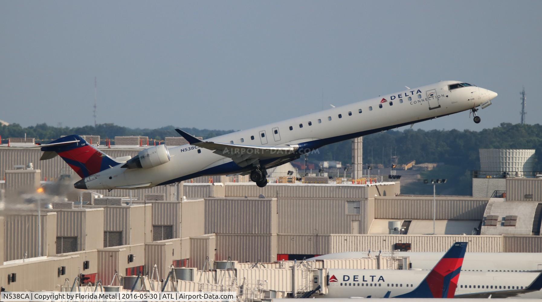 N538CA, 2008 Bombardier CRJ-900ER (CL-600-2D24) C/N 15157, Delta Connection