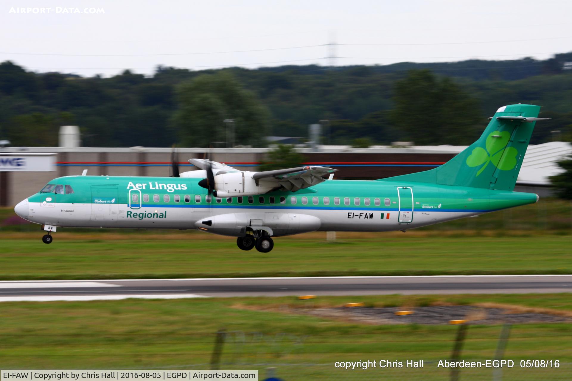 EI-FAW, 2013 ATR 72-600 (72-212A) C/N 1122, Aer Lingus Regional