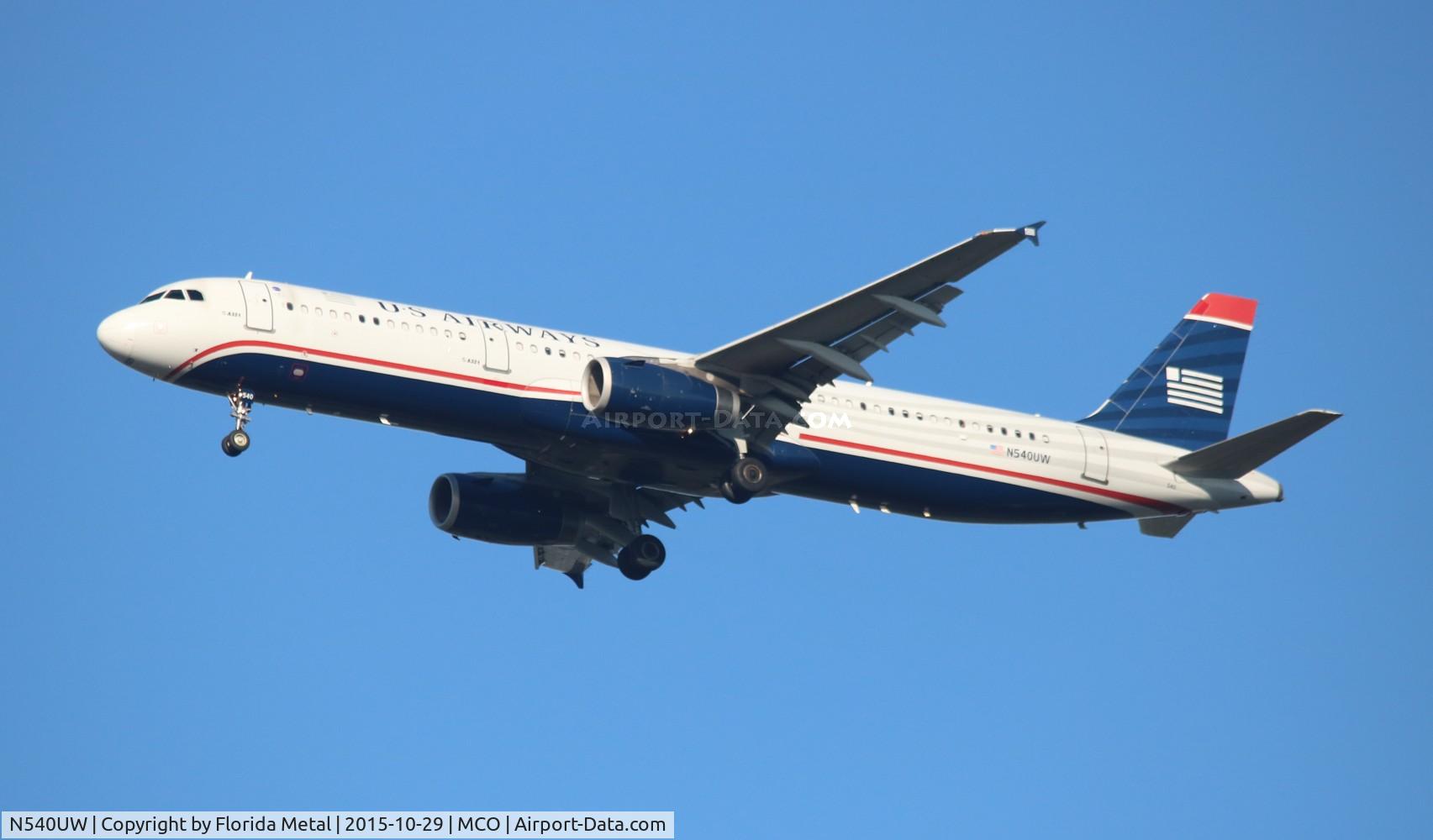 N540UW, 2009 Airbus A321-231 C/N 4107, US Airways