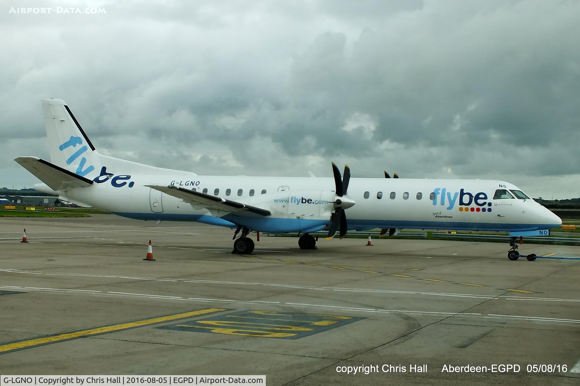 G-LGNO, 1995 Saab 2000 C/N 2000-013, flybe operated by Loganair
