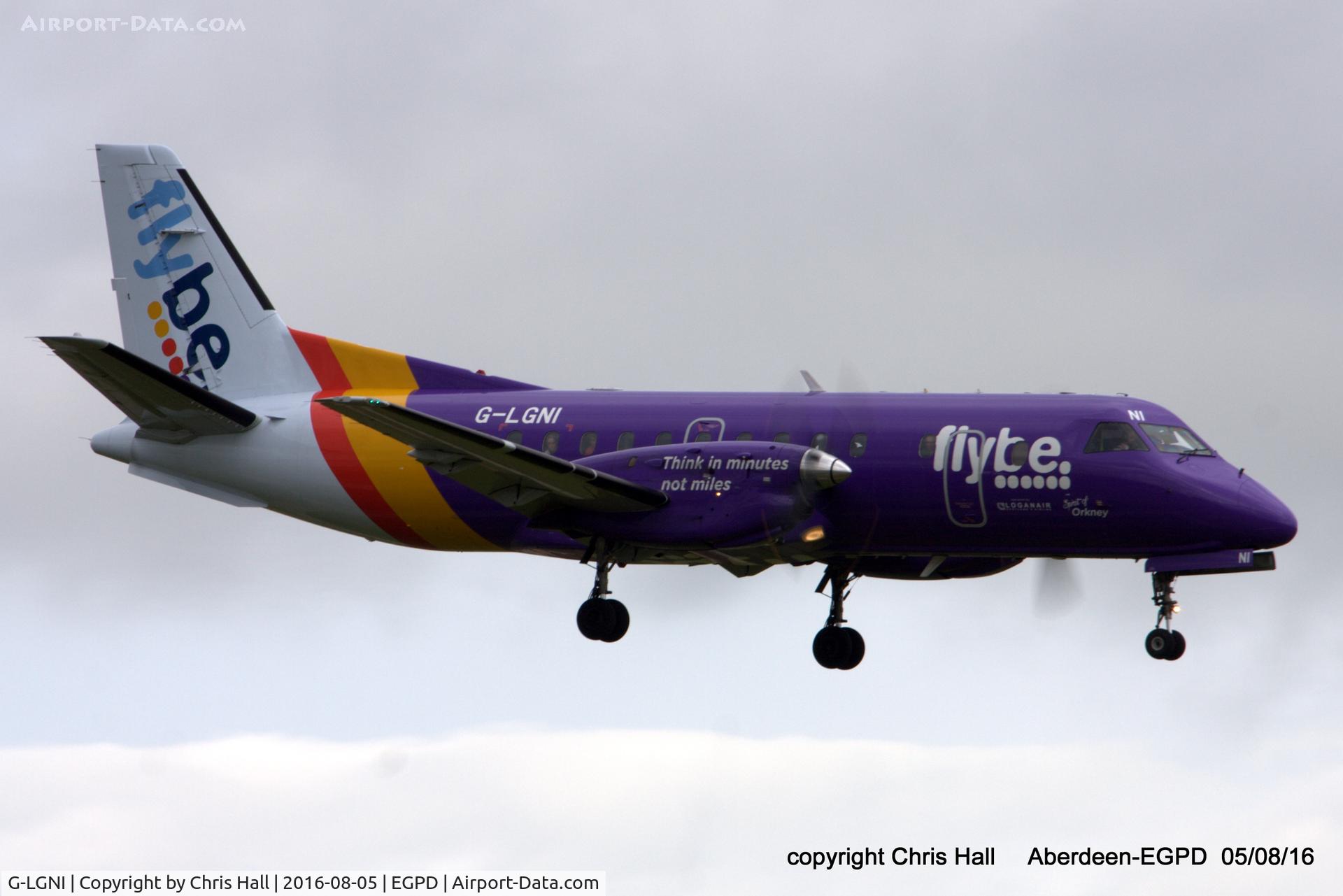 G-LGNI, 1989 Saab 340B C/N 340B-160, flybe operated by Loganair