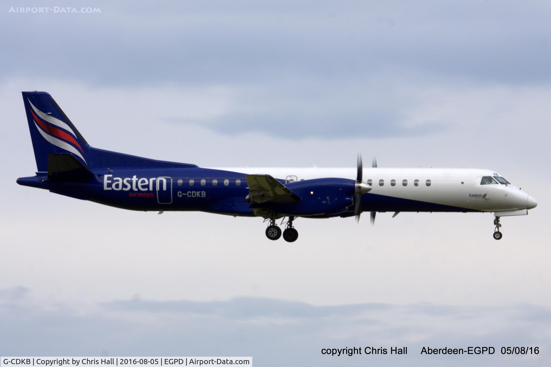 G-CDKB, 1996 Saab 2000 C/N 2000-032, Eastern Airways