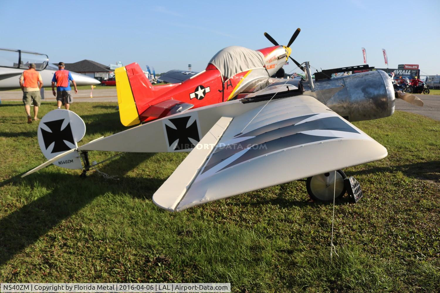 N540ZM, 2015 Fokker EIII Eindecker Replica C/N 050704, Eindecker EIII