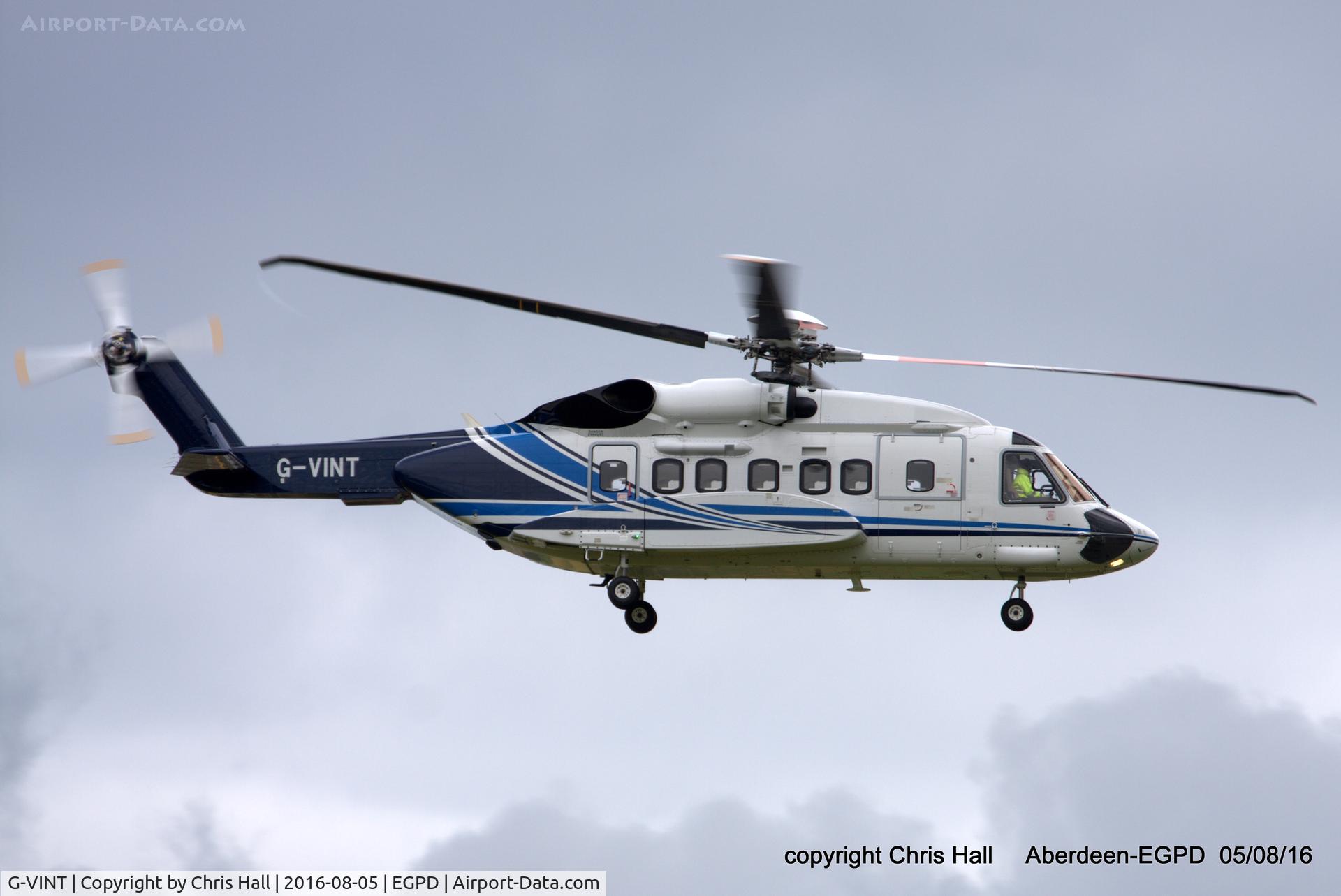 G-VINT, 2014 Sikorsky S-92A C/N 920258, Babcock MCS Offshore