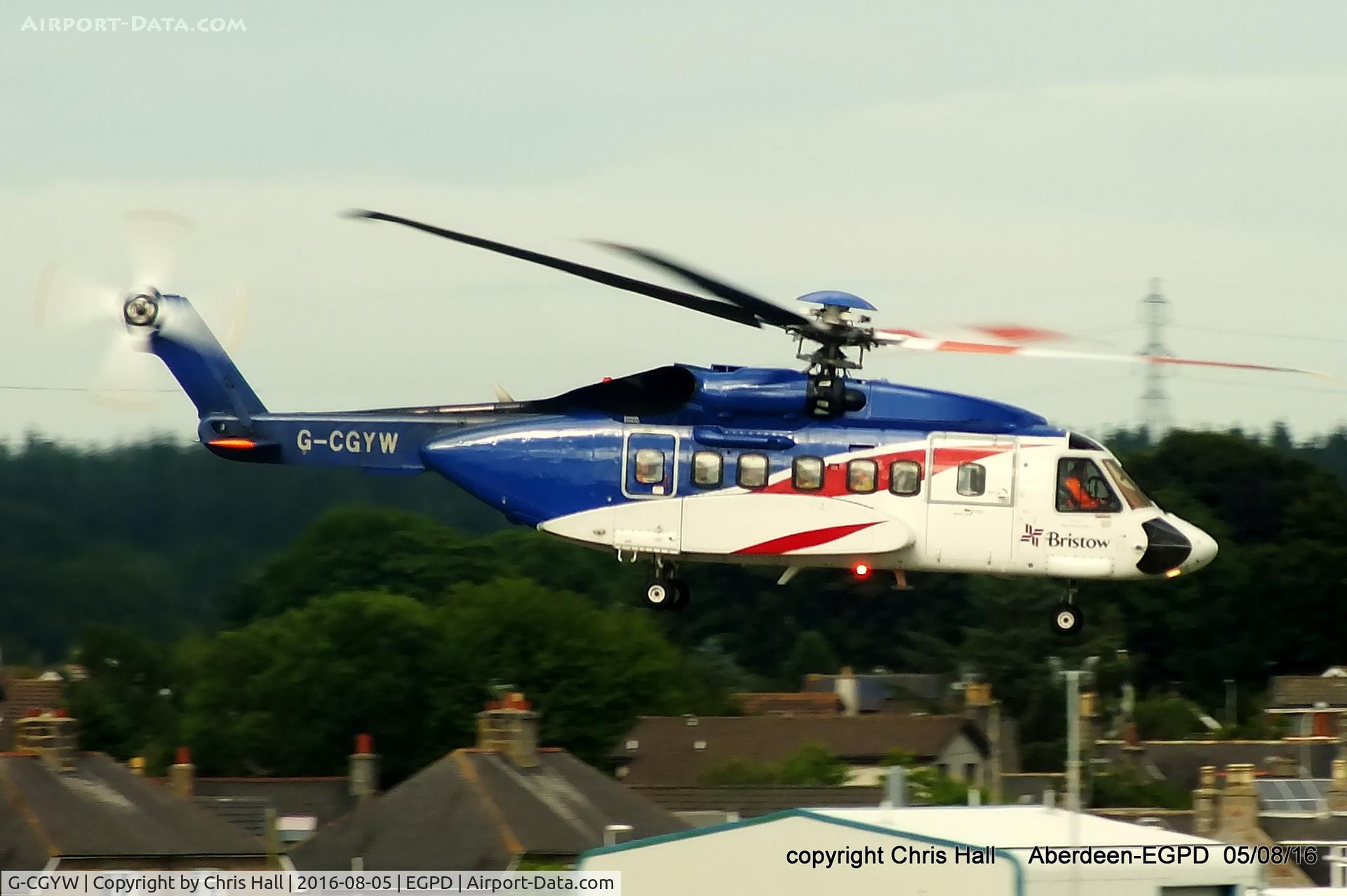 G-CGYW, 2011 Sikorsky S-92A C/N 920157, Bristow Helicopters