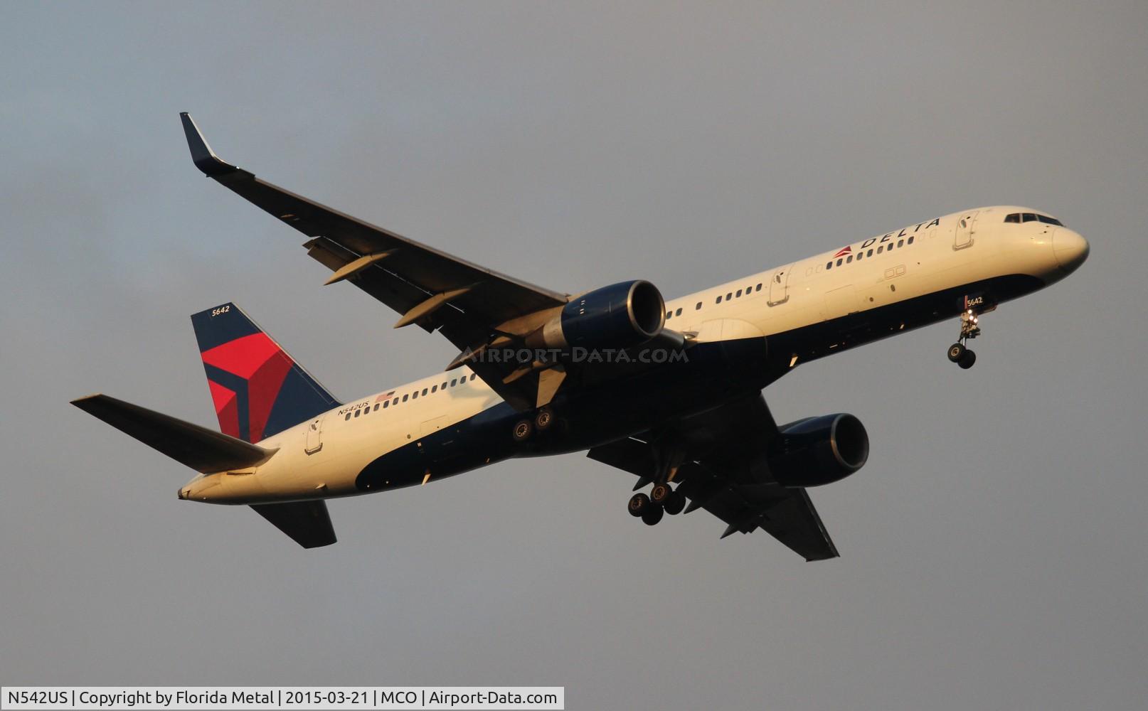 N542US, 1996 Boeing 757-251 C/N 26489, Delta