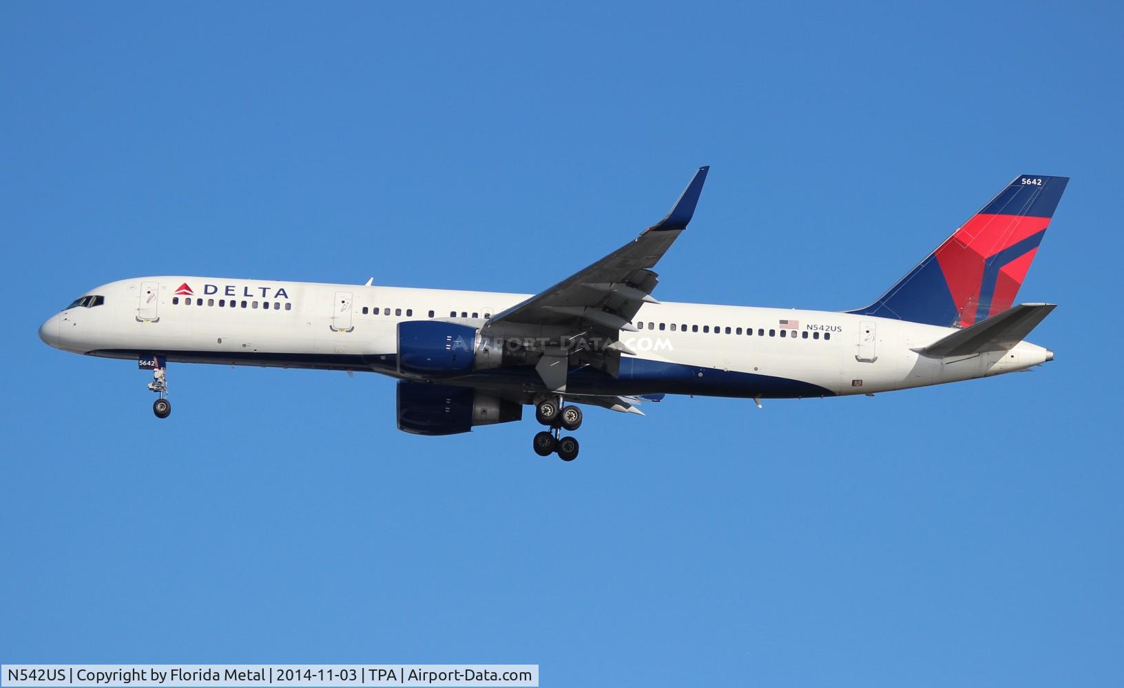 N542US, 1996 Boeing 757-251 C/N 26489, Delta