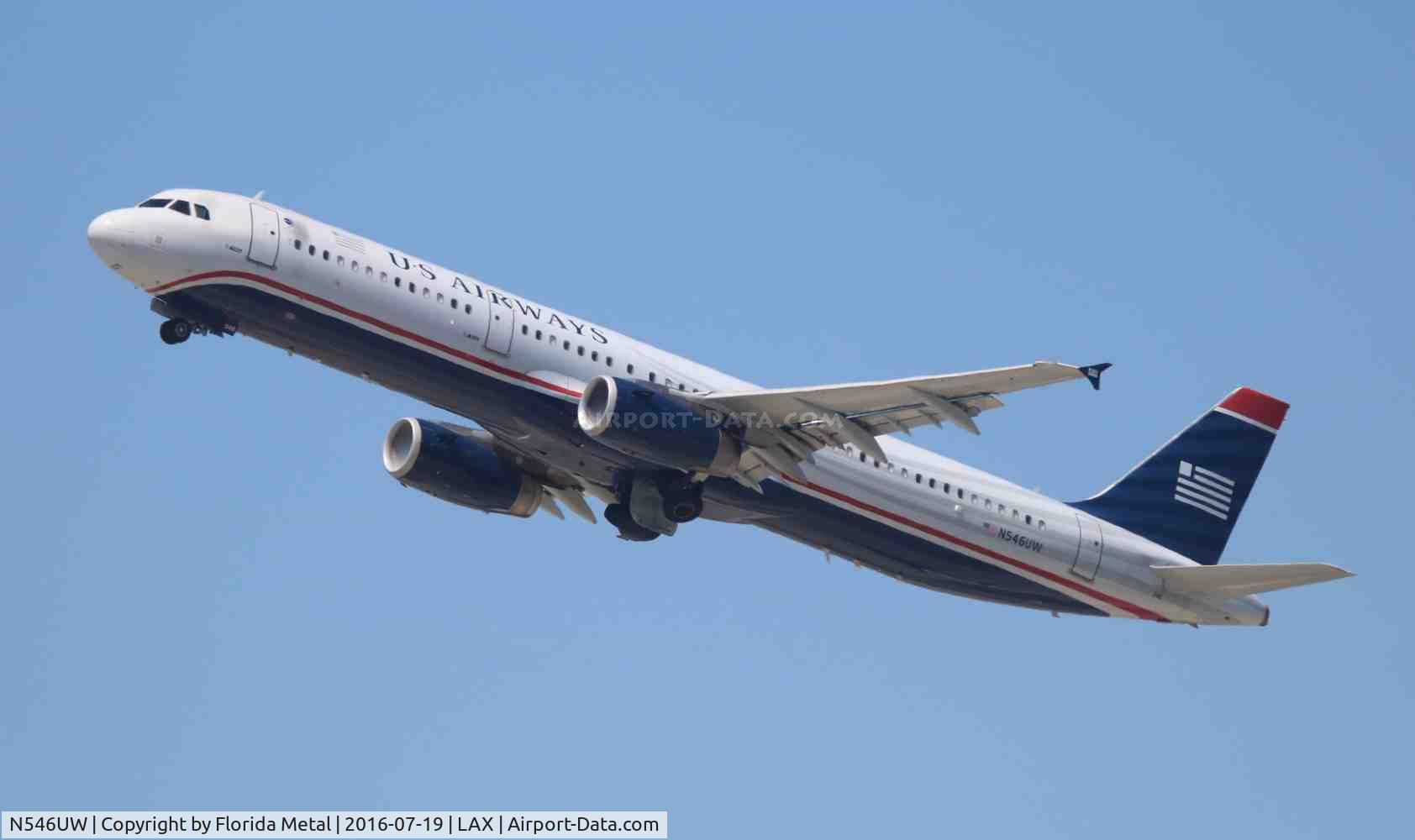 N546UW, 2011 Airbus A321-231 C/N 4885, USAirways
