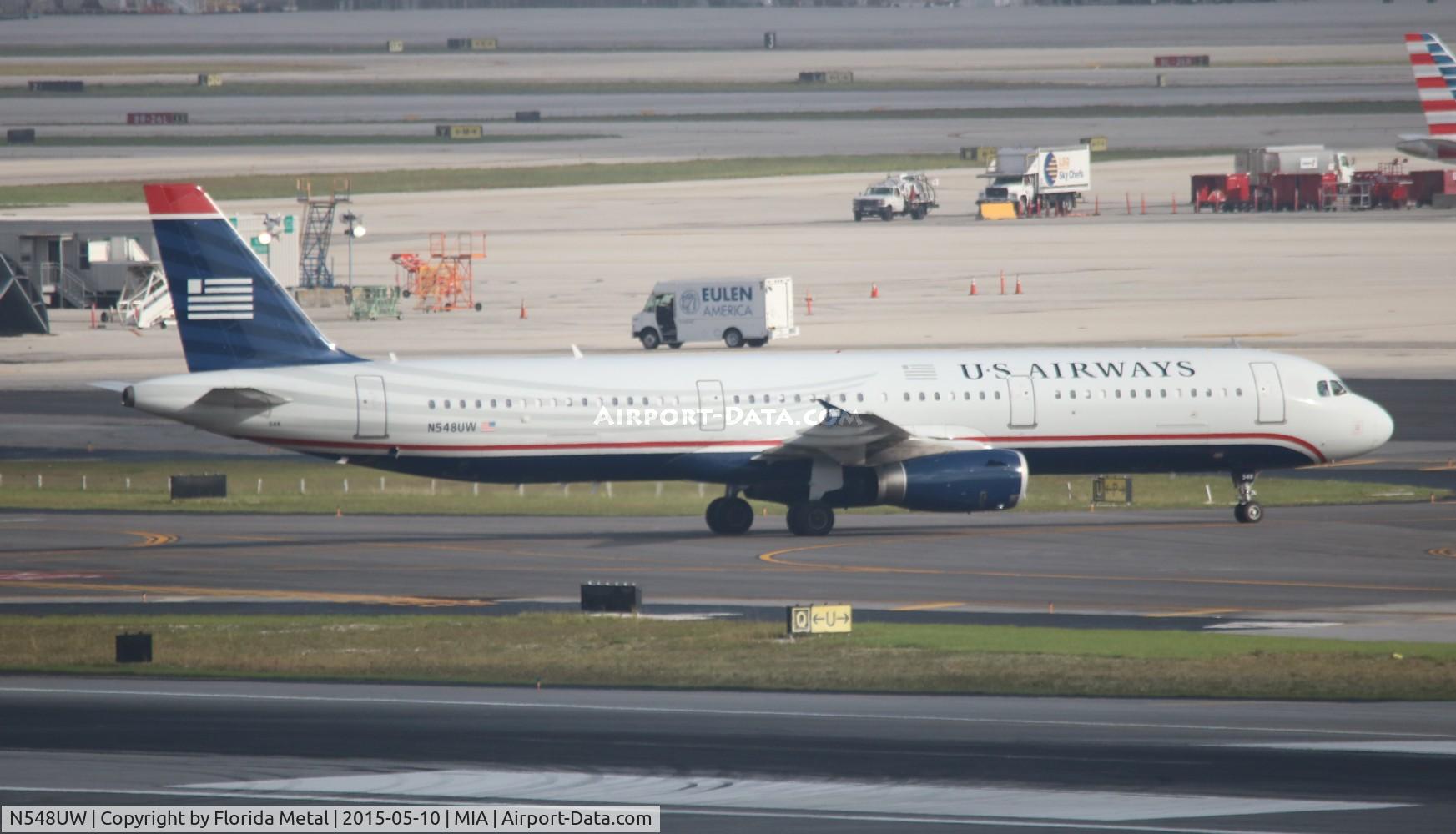 N548UW, 2011 Airbus A321-231 C/N 4898, USAirways