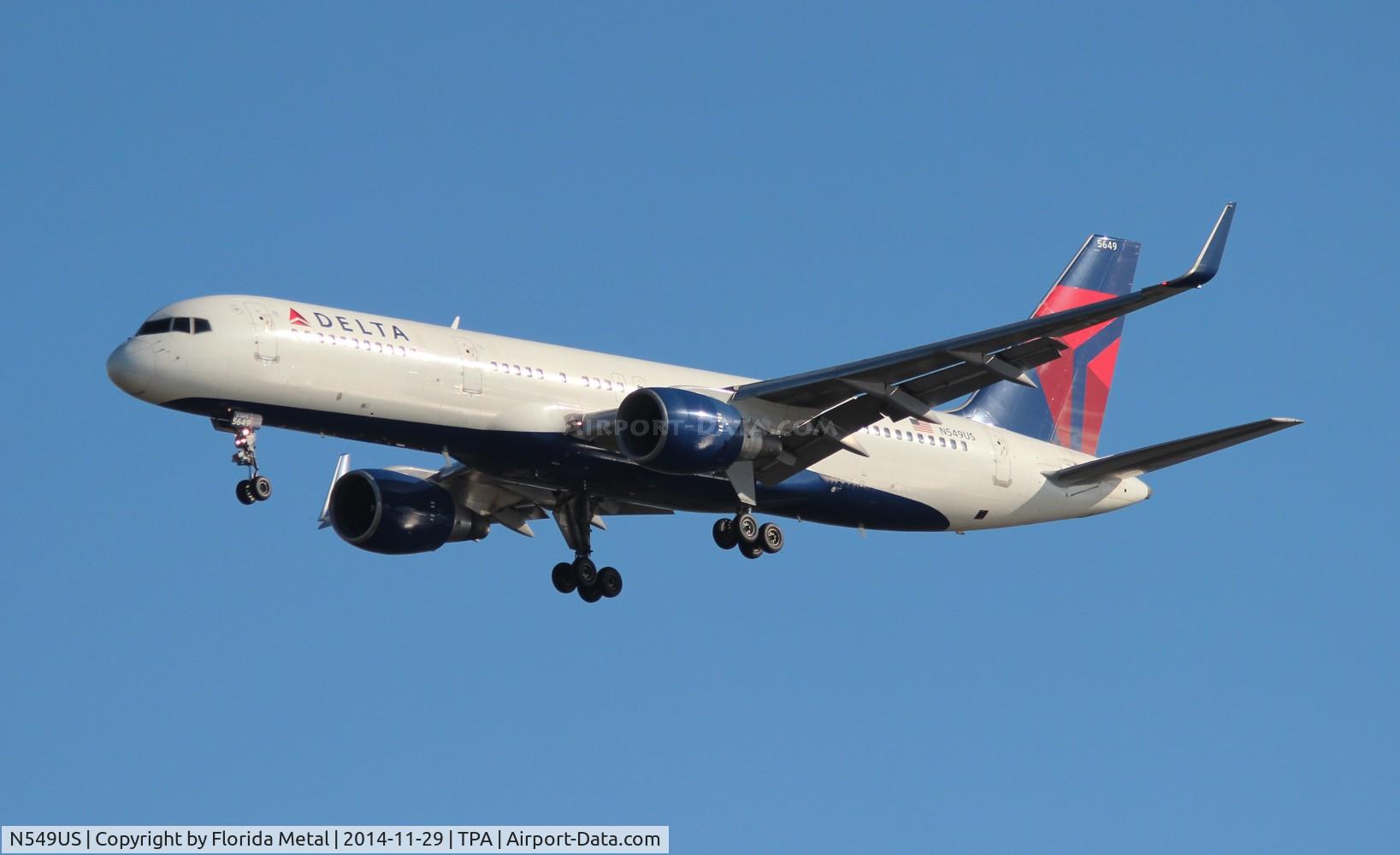 N549US, 1996 Boeing 757-251 C/N 26496, Delta