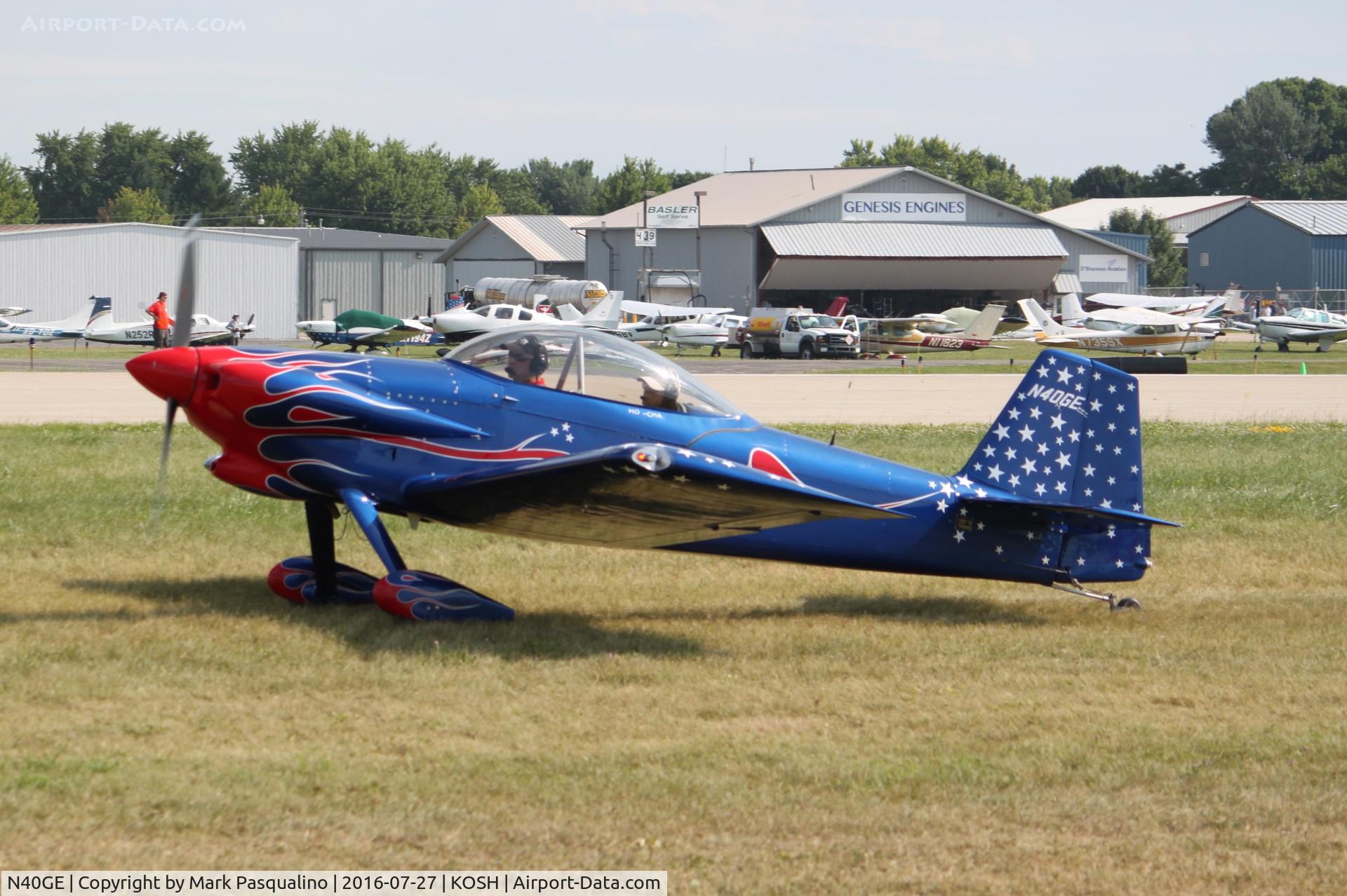 N40GE, 1998 Vans RV-4 C/N 1545, Vans RV-4