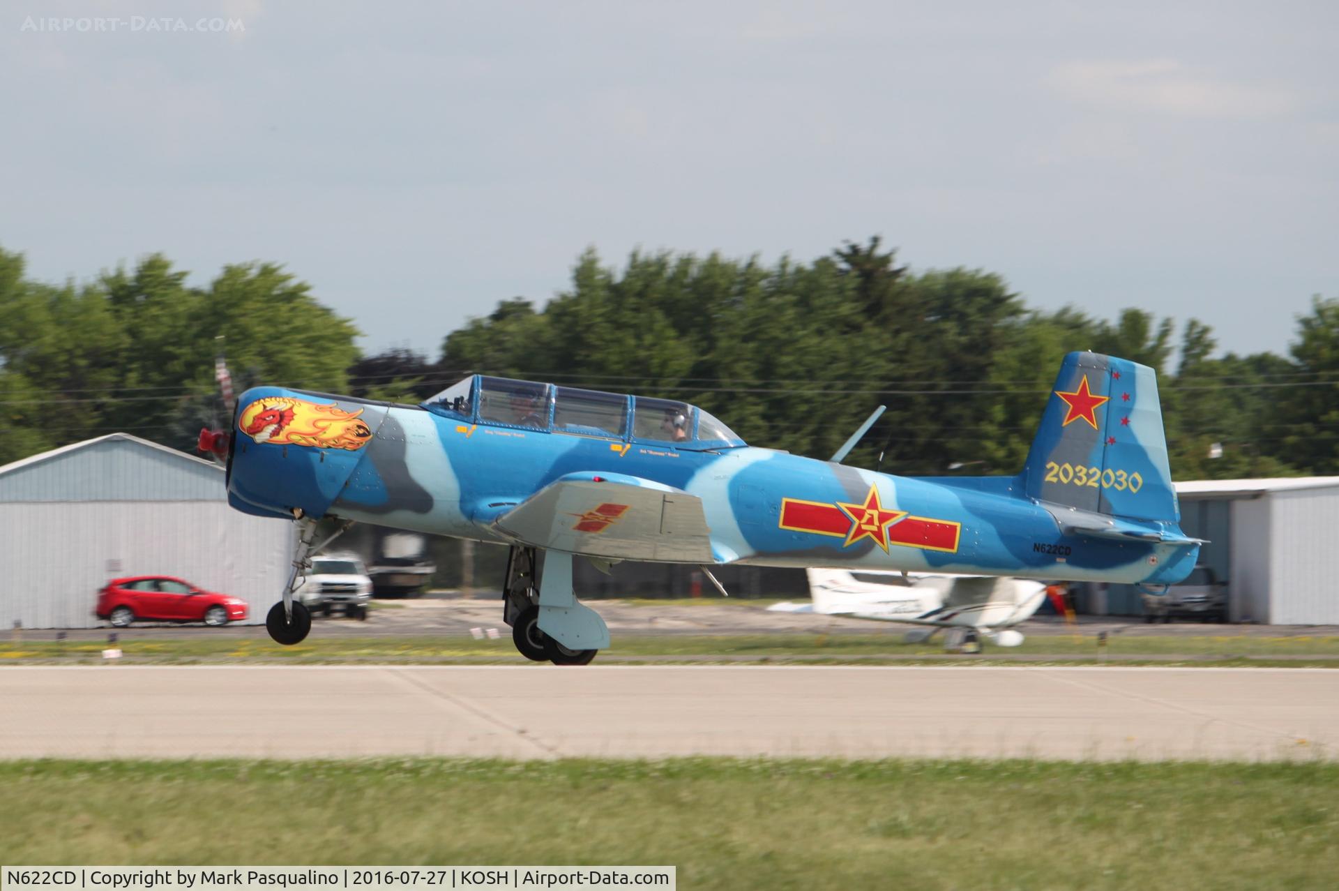N622CD, 1977 Nanchang CJ-6A C/N 2032030, Nanchang CJ-6A