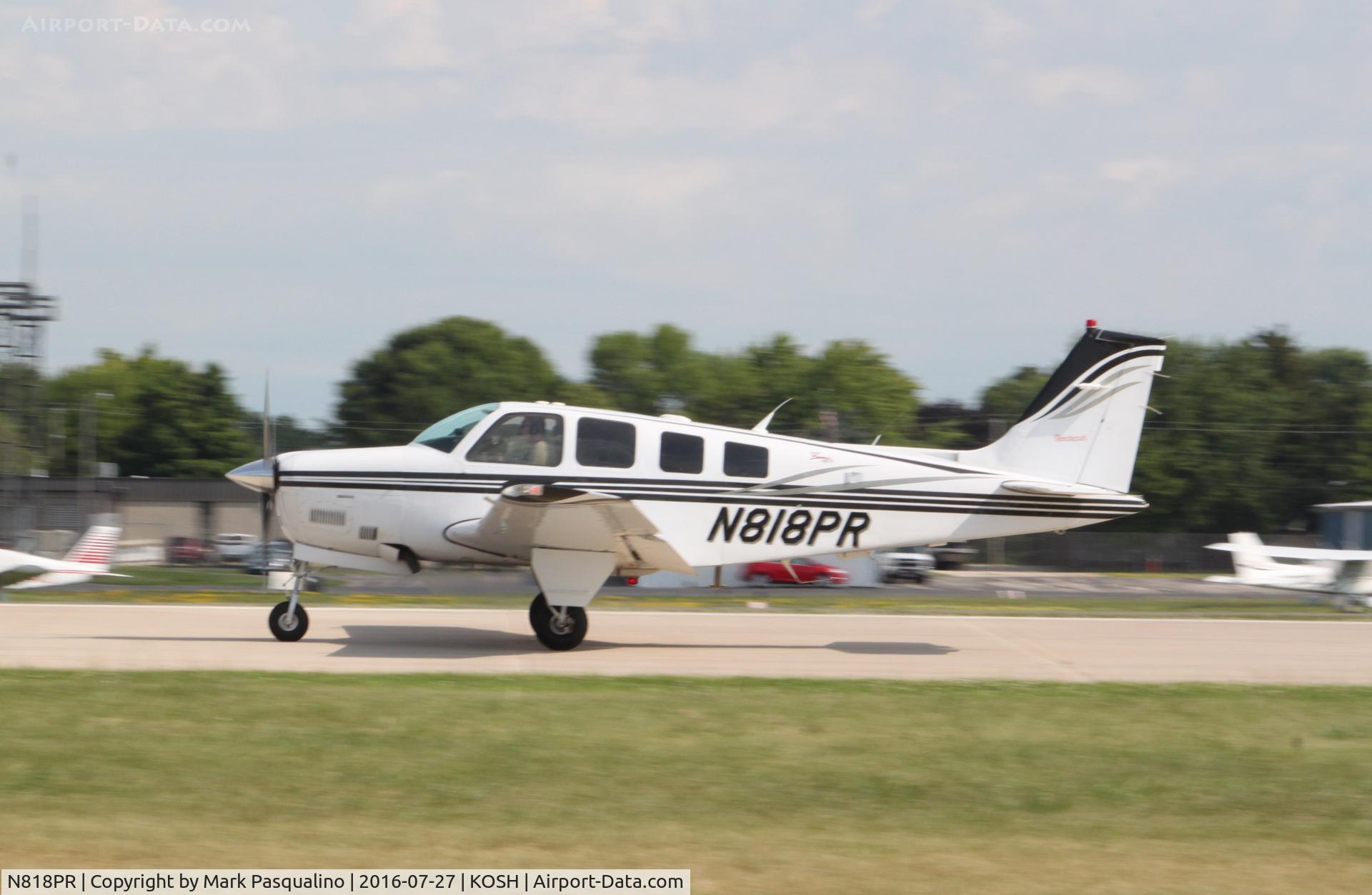 N818PR, 2001 Raytheon Aircraft Company A36 Bonanza C/N E-3397, Beech A36
