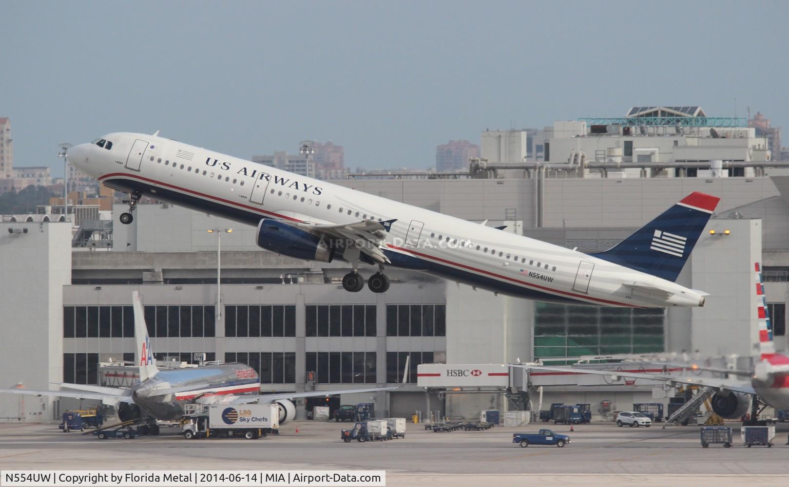 N554UW, 2011 Airbus A321-231 C/N 4866, USAirways