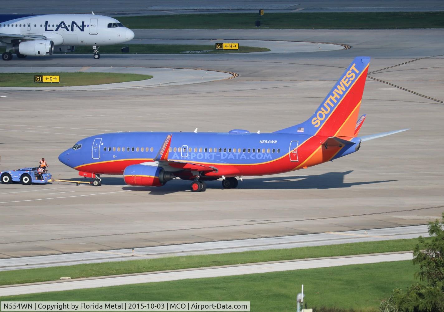 N554WN, 2002 Boeing 737-7BX C/N 30746, Southwest