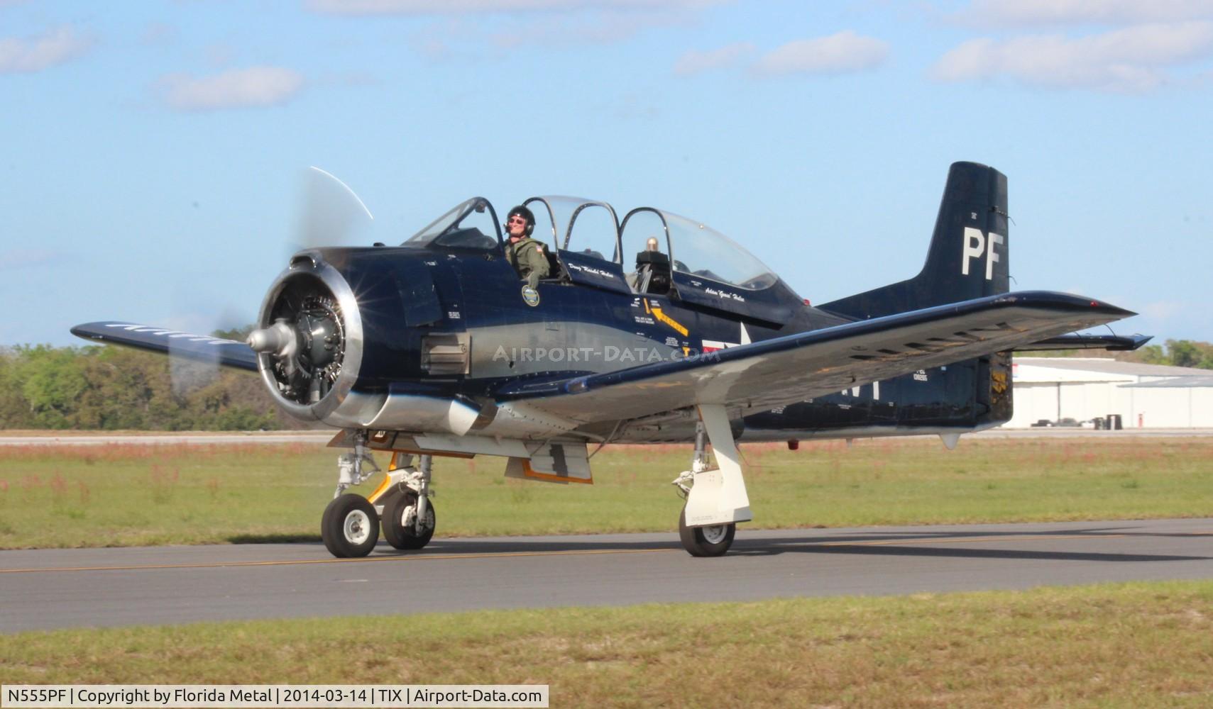 N555PF, 1954 North American T-28B Trojan C/N 200-336 (138265), T-28B