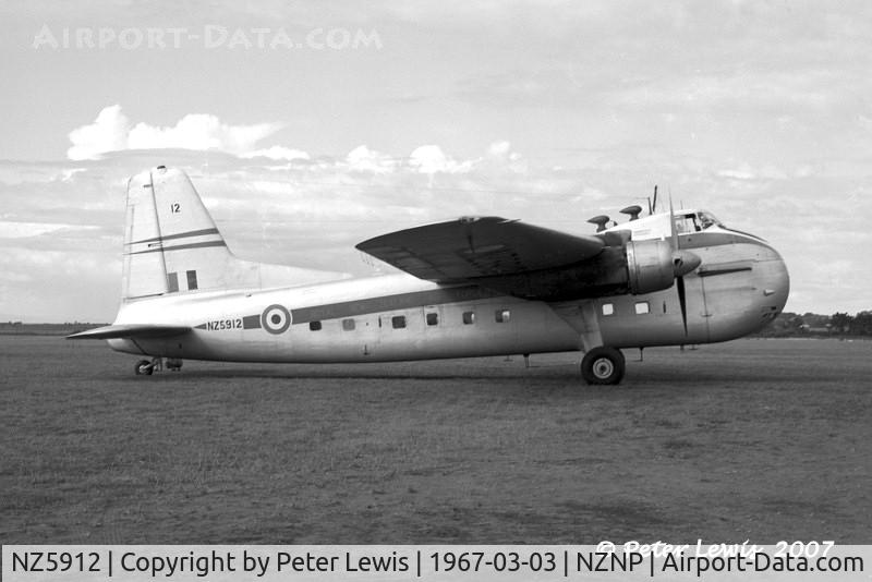 NZ5912, 1954 Bristol 170 Freighter Mk.31M C/N 13218, TSU, RNZAF