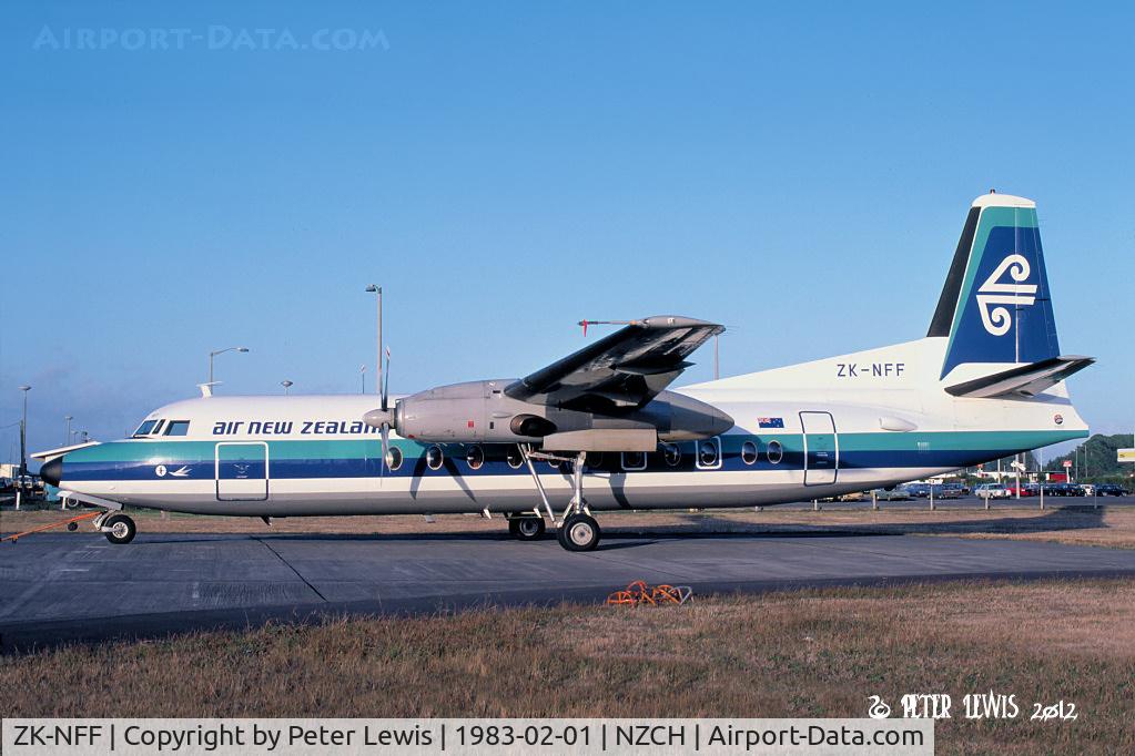 ZK-NFF, 1980 Fokker F.27-500 Friendship C/N 10607, Air New Zealand Ltd., Auckland