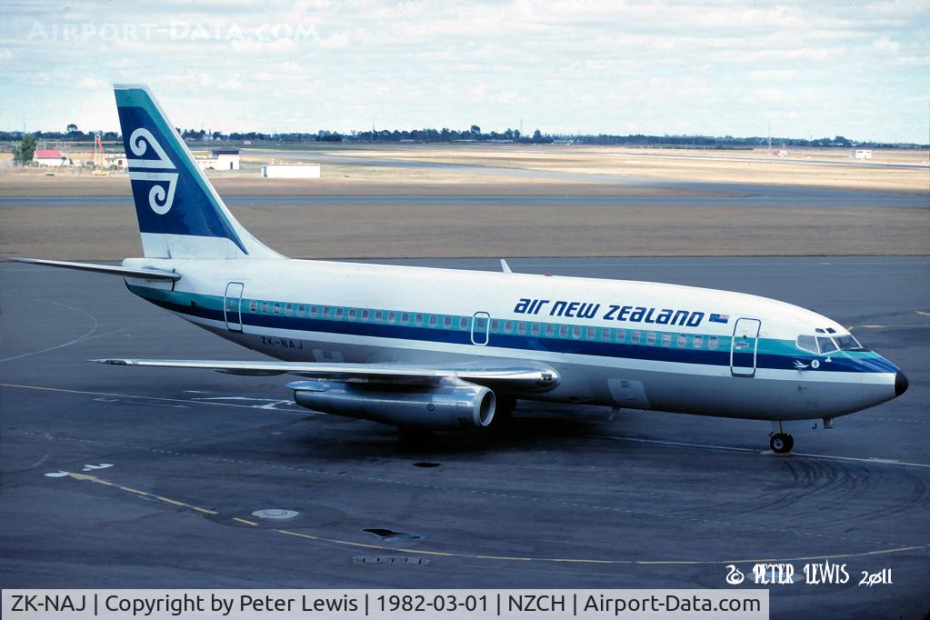 ZK-NAJ, 1969 Boeing 737-219 C/N 20344, Air New Zealand Ltd., Auckland