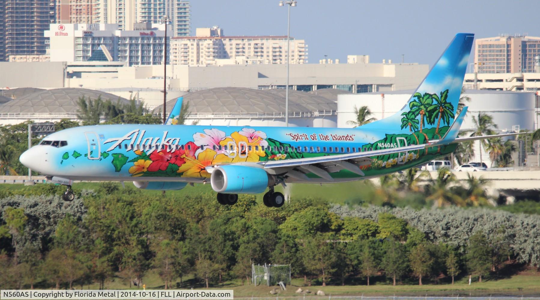 N560AS, 2006 Boeing 737-890 C/N 35179, Alaska Hawaii