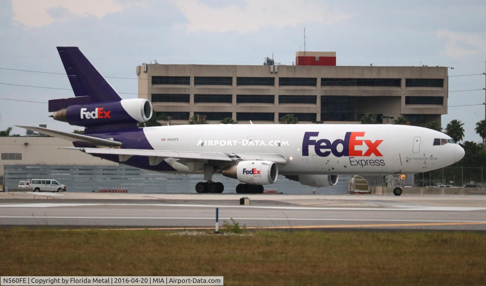 N560FE, 1974 McDonnell Douglas MD-10-10F C/N 46938, Fed Ex