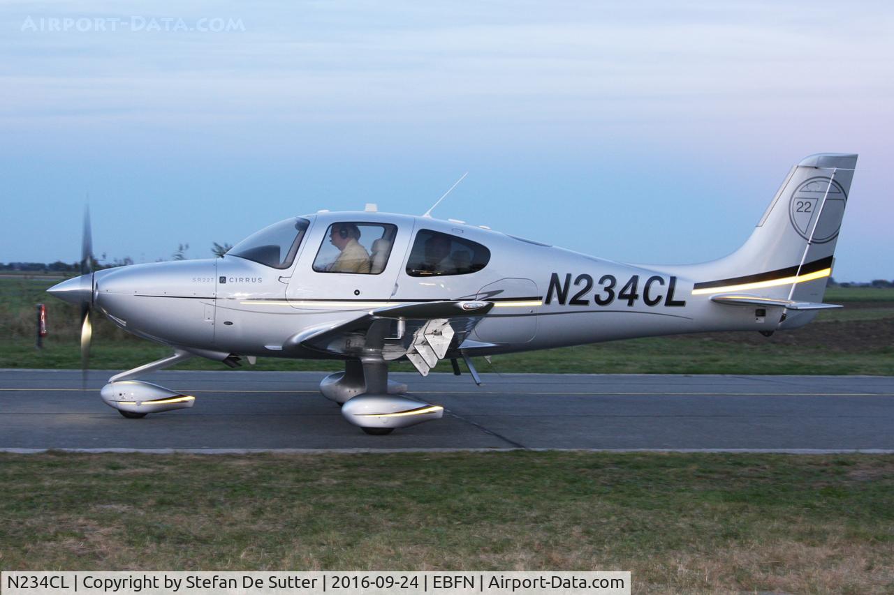 N234CL, 2010 Cirrus SR22T C/N 0050, N234CL @ dusk.