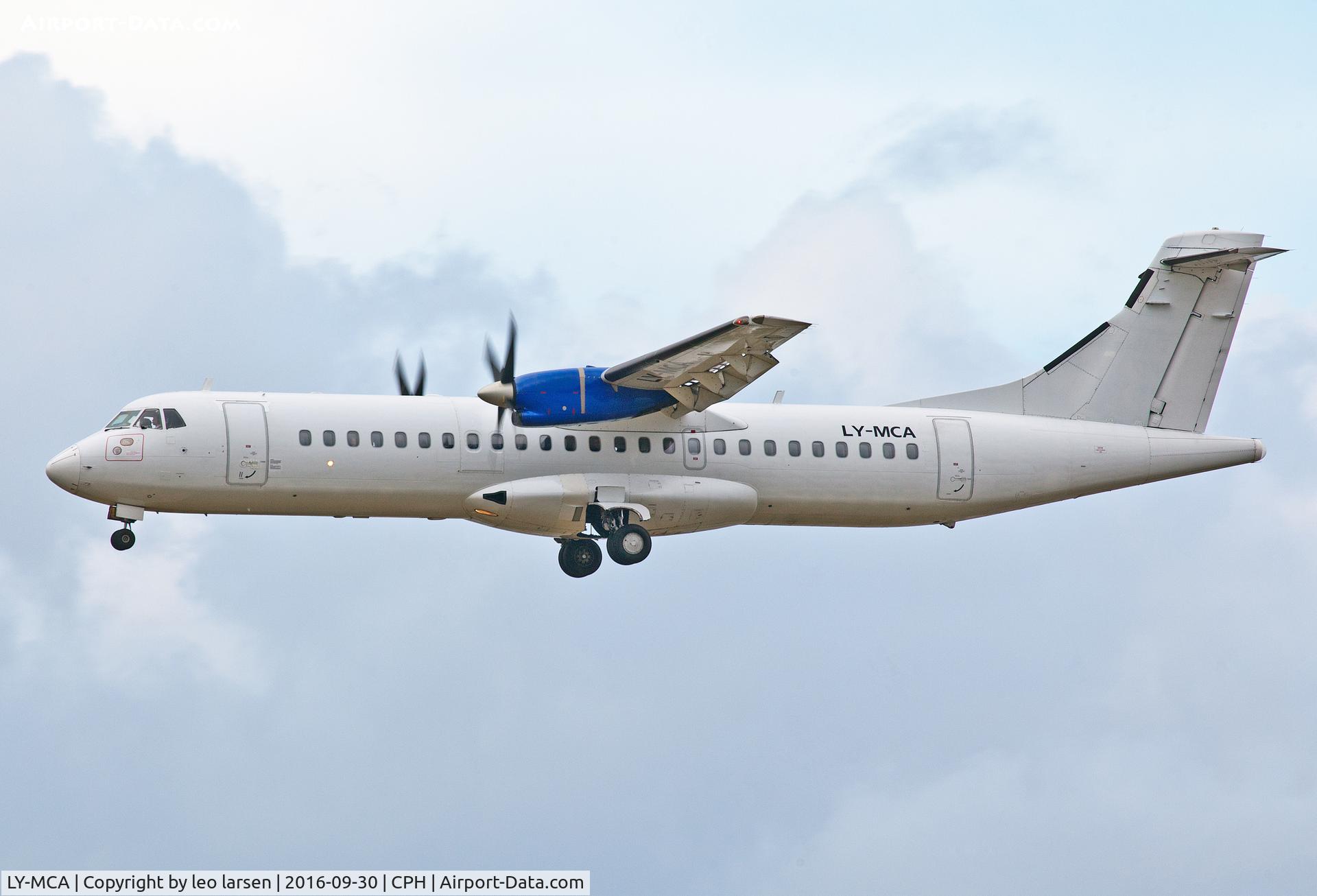 LY-MCA, 1991 ATR 72-201 C/N 212, Copenhagen 30.9.16