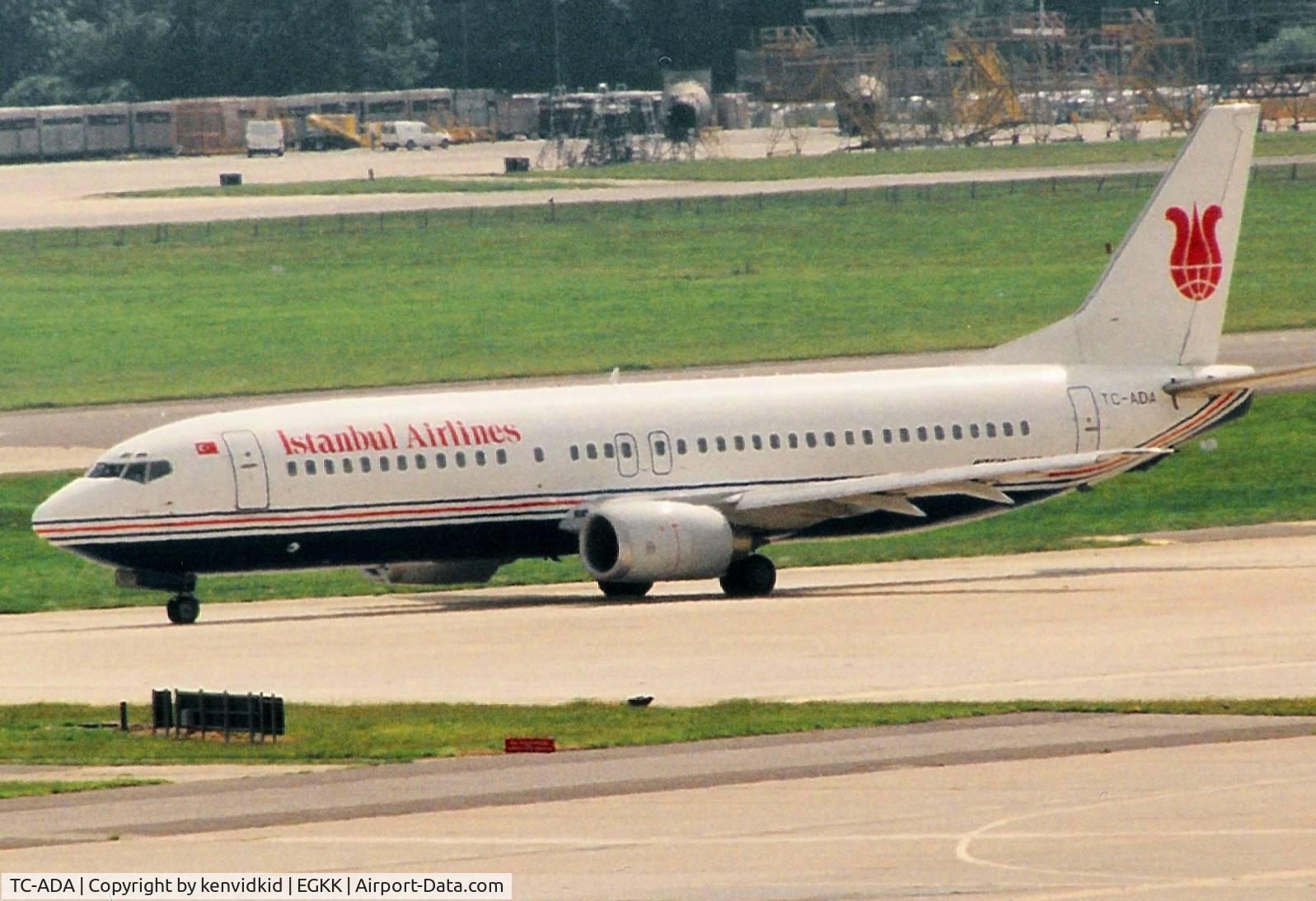 TC-ADA, 1988 Boeing 737-4Y0 C/N 23866, Istanbul Airlines