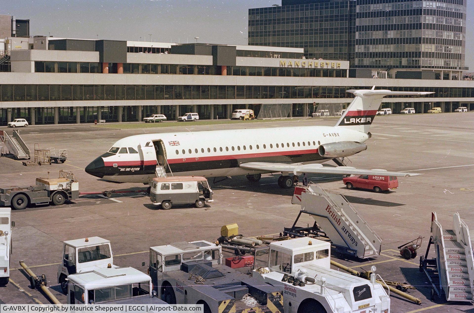 G-AVBX, 1967 BAC 111-320AZ One-Eleven C/N BAC.109, Taken by my Dad at Ringway, late 70's.