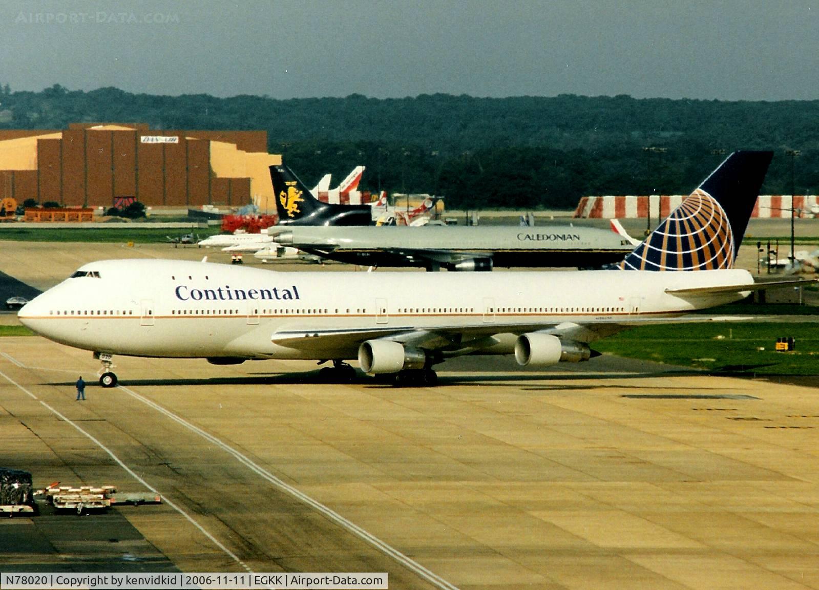 N78020, 1971 Boeing 747-243B C/N 19731, Continental Airlines