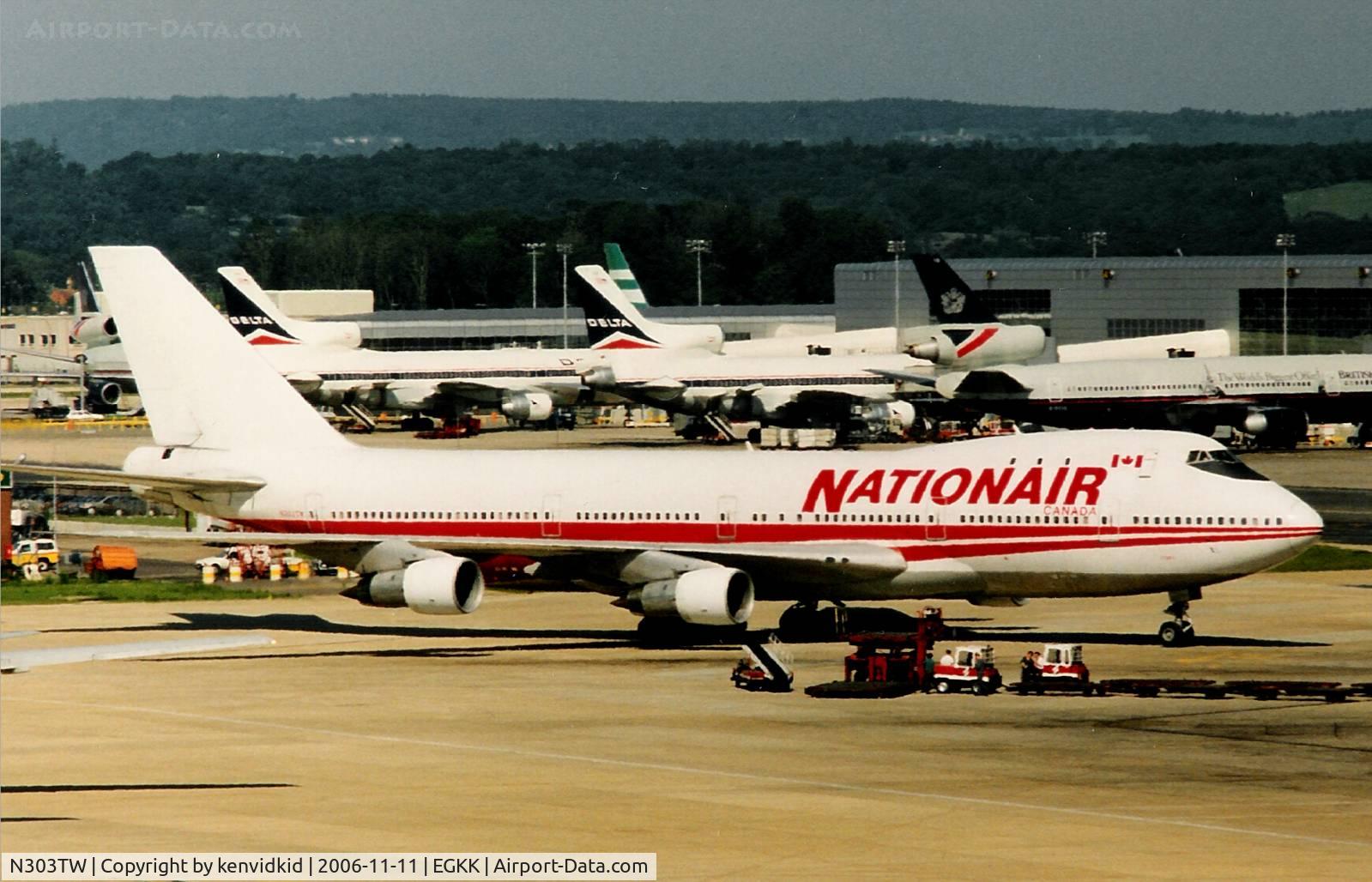 N303TW, 1970 Boeing 747-257B C/N 20116, Nationair
