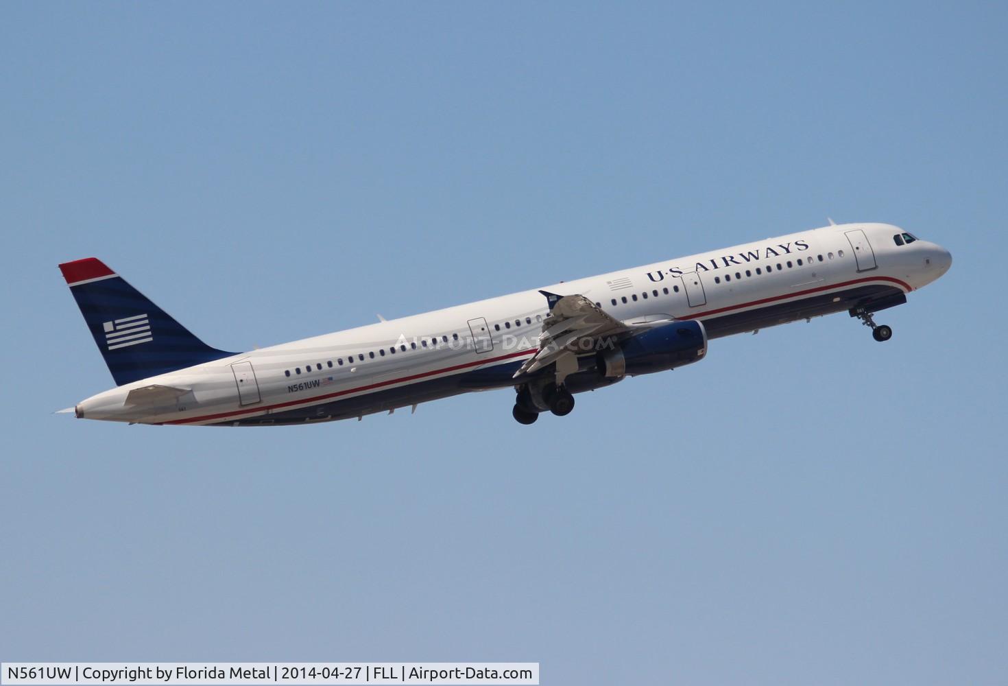 N561UW, 2012 Airbus A321-231 C/N 5317, USAIrways