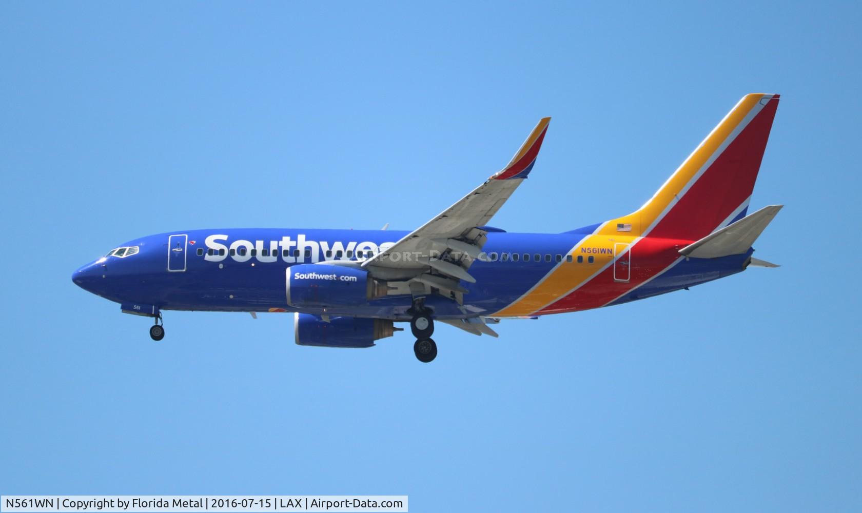 N561WN, 2003 Boeing 737-73V C/N 32417, Southwest