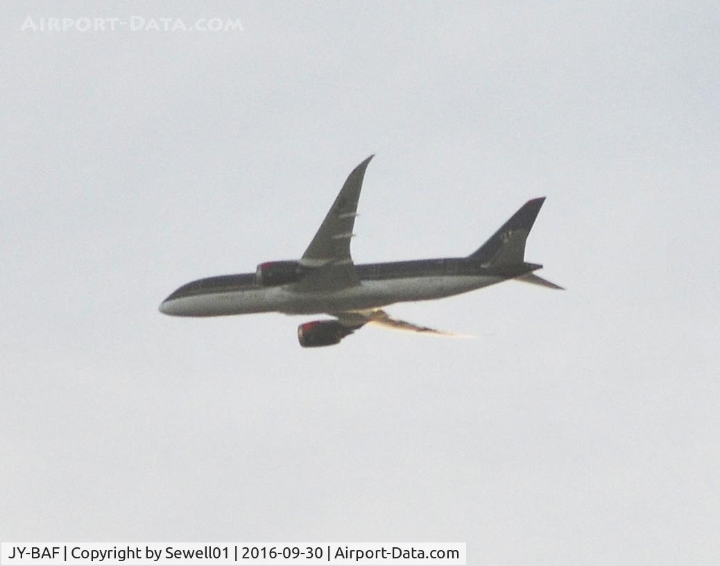 JY-BAF, 2014 Boeing 787-8 Dreamliner Dreamliner C/N 36112, Overhead