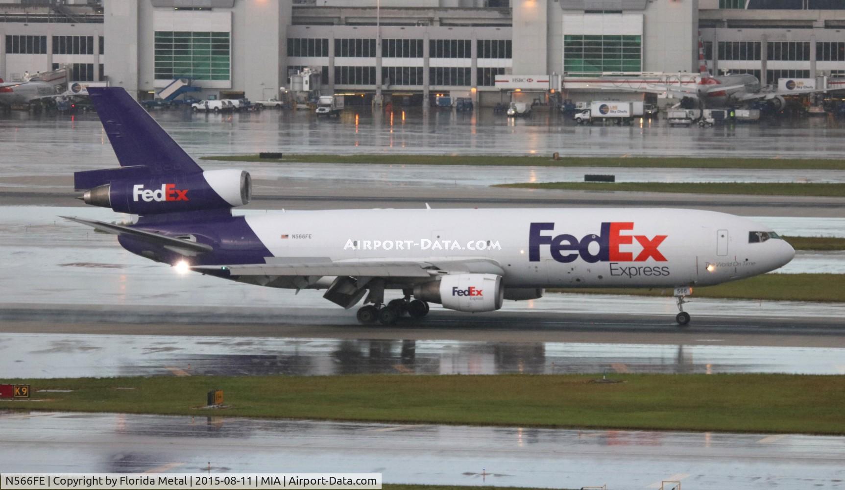 N566FE, 1979 McDonnell Douglas MD-10-10F C/N 46989, Fed Ex