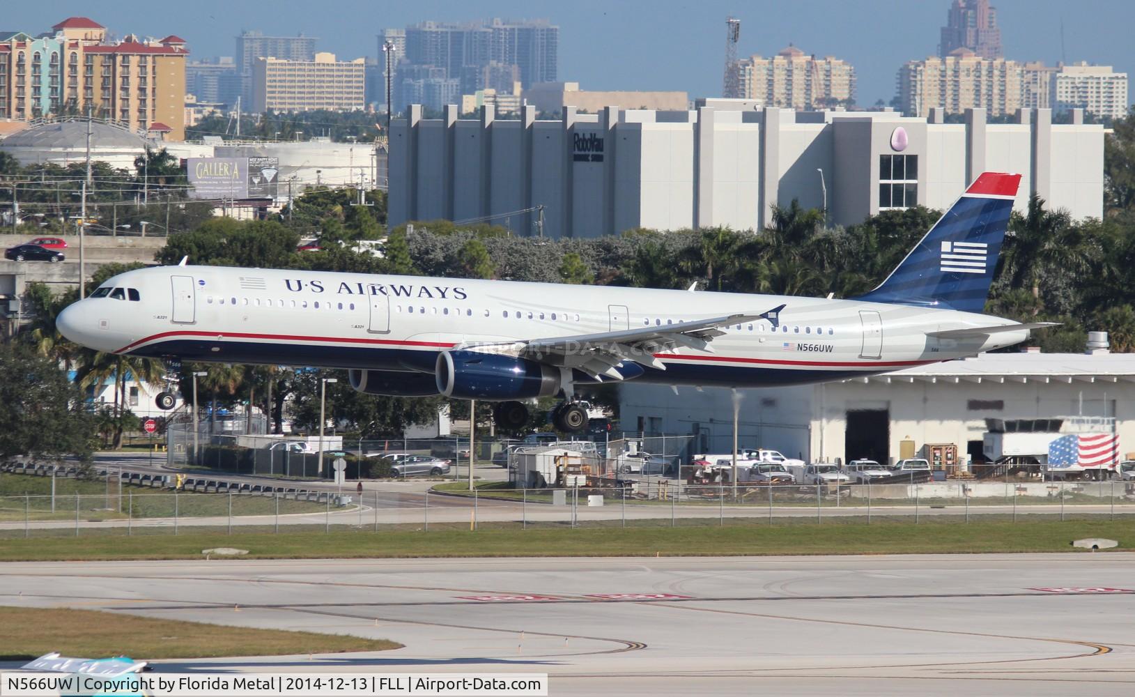 N566UW, 2012 Airbus A321-231 C/N 5422, USAirways