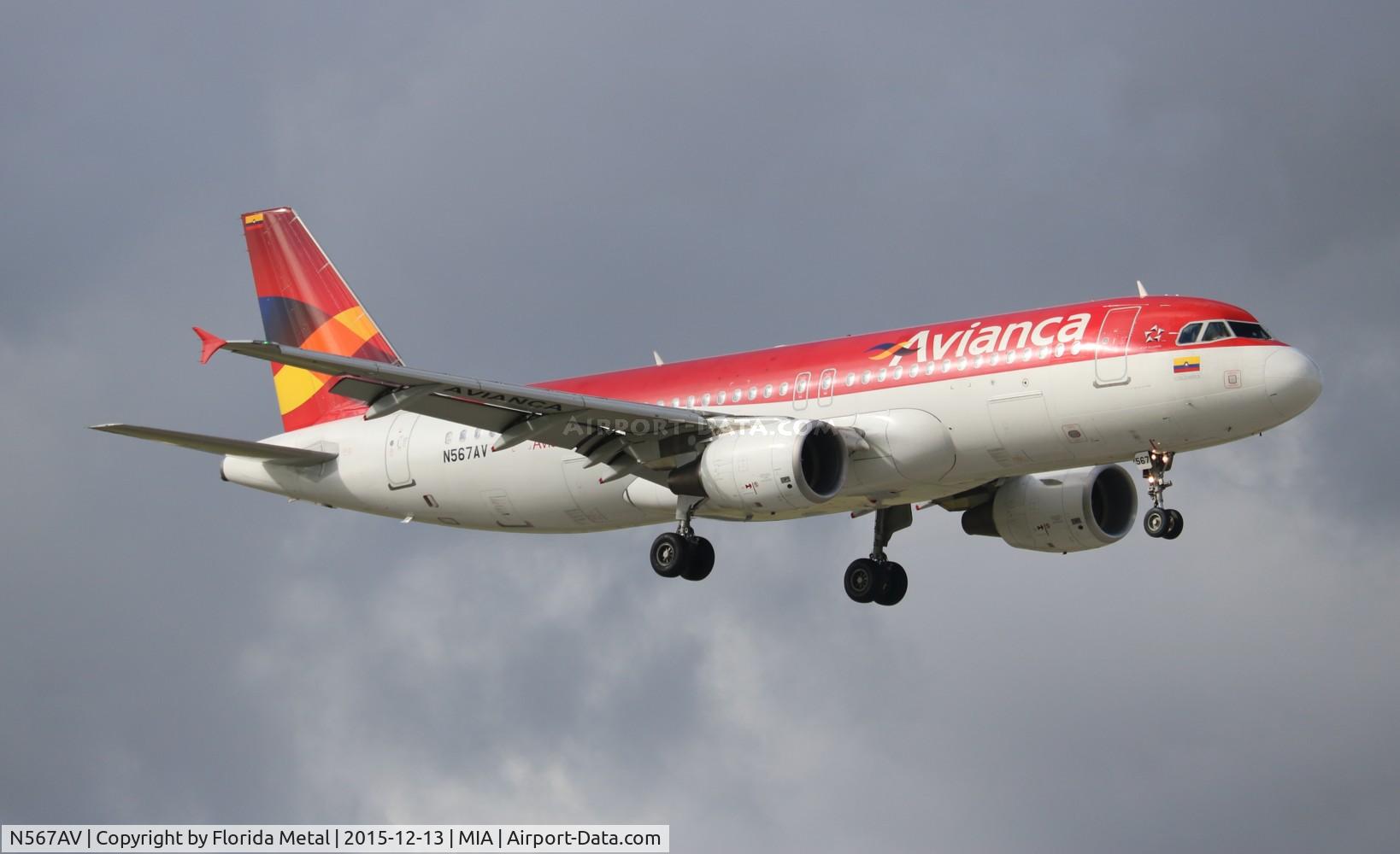 N567AV, 2011 Airbus A320-214 C/N 4567, Avianca