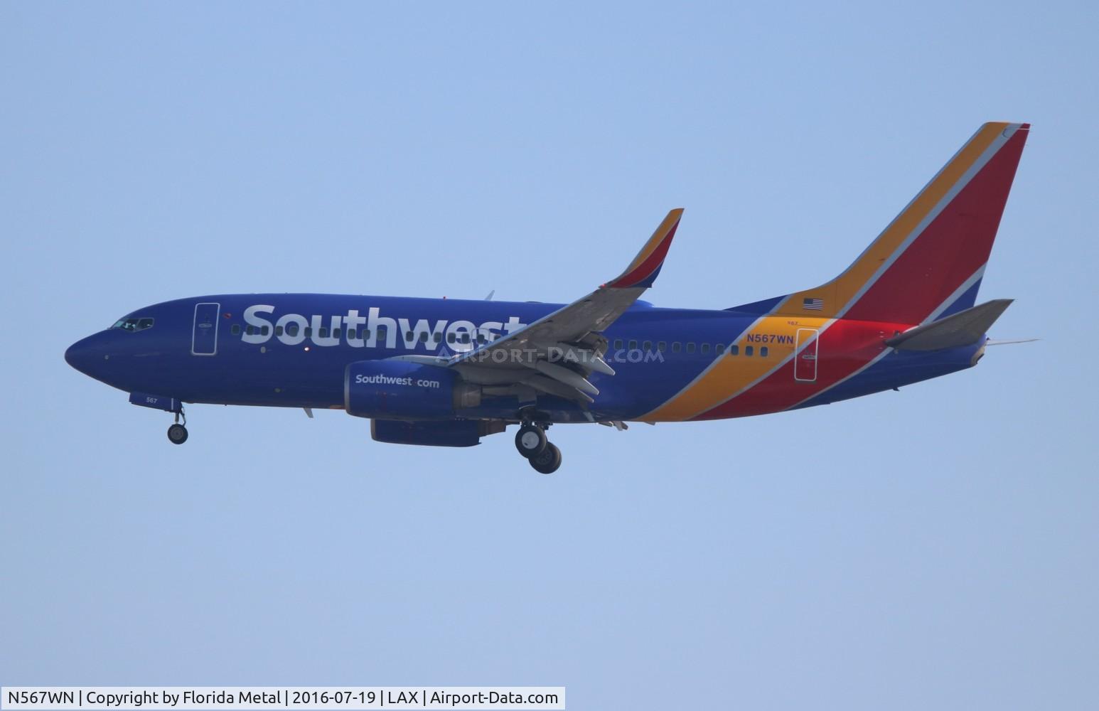 N567WN, 2002 Boeing 737-7CT C/N 32747, Southwest