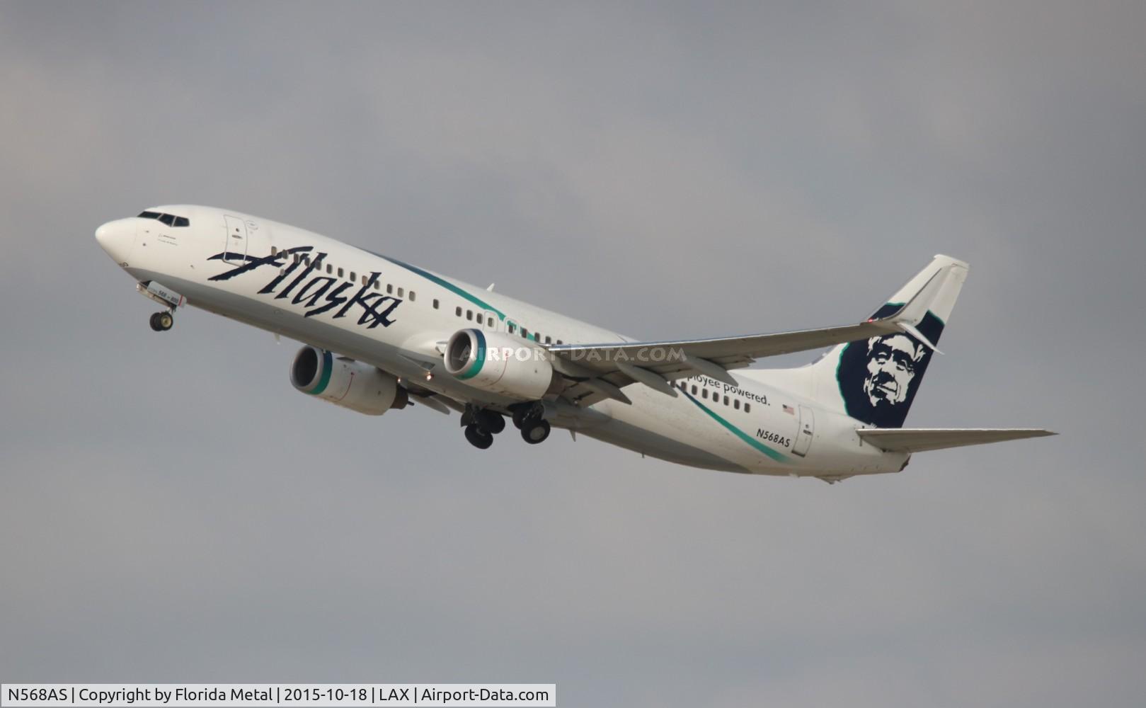 N568AS, 2007 Boeing 737-890 C/N 35183, Alaska Employee Powered