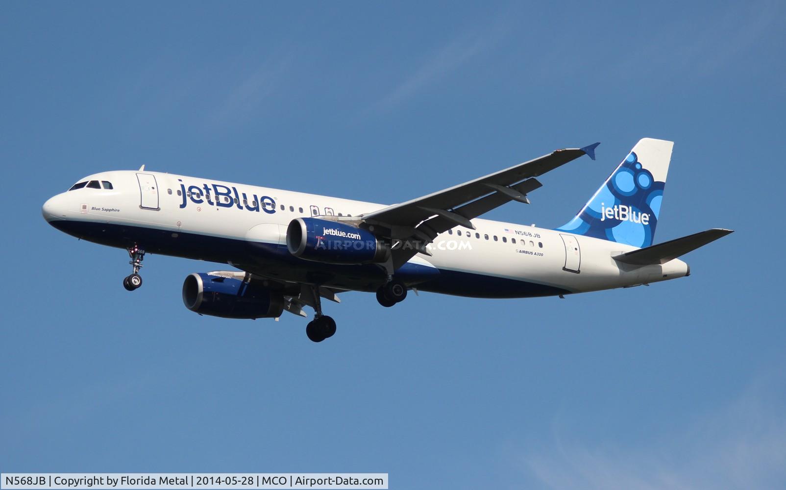 N568JB, 2003 Airbus A320-232 C/N 2063, Jet Blue