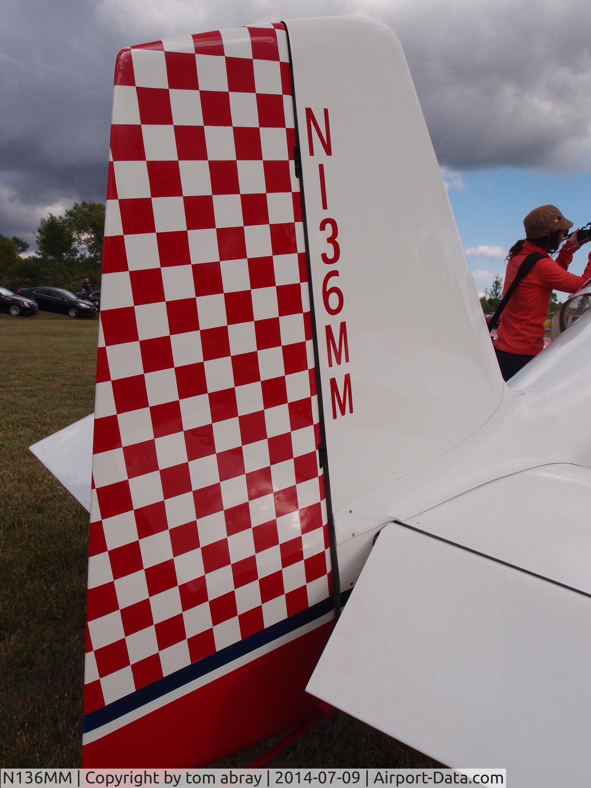 N136MM, 1993 Vans RV-6 C/N 21718, fly in on grand island new york