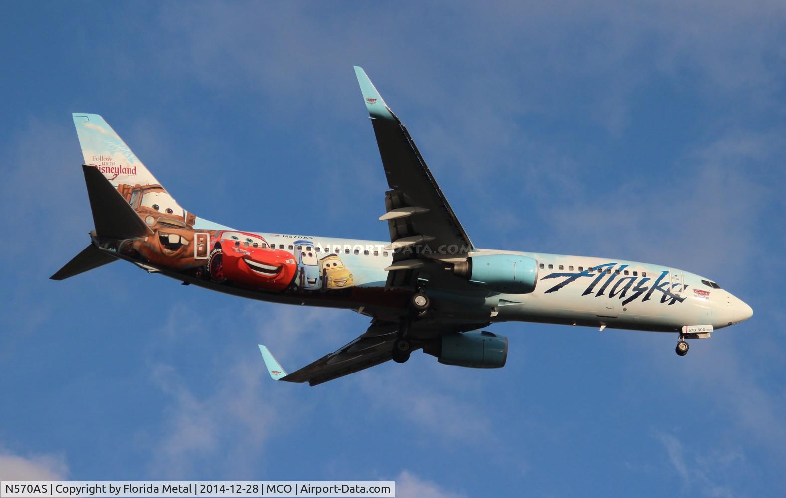 N570AS, 2007 Boeing 737-890 C/N 35185, Alaska