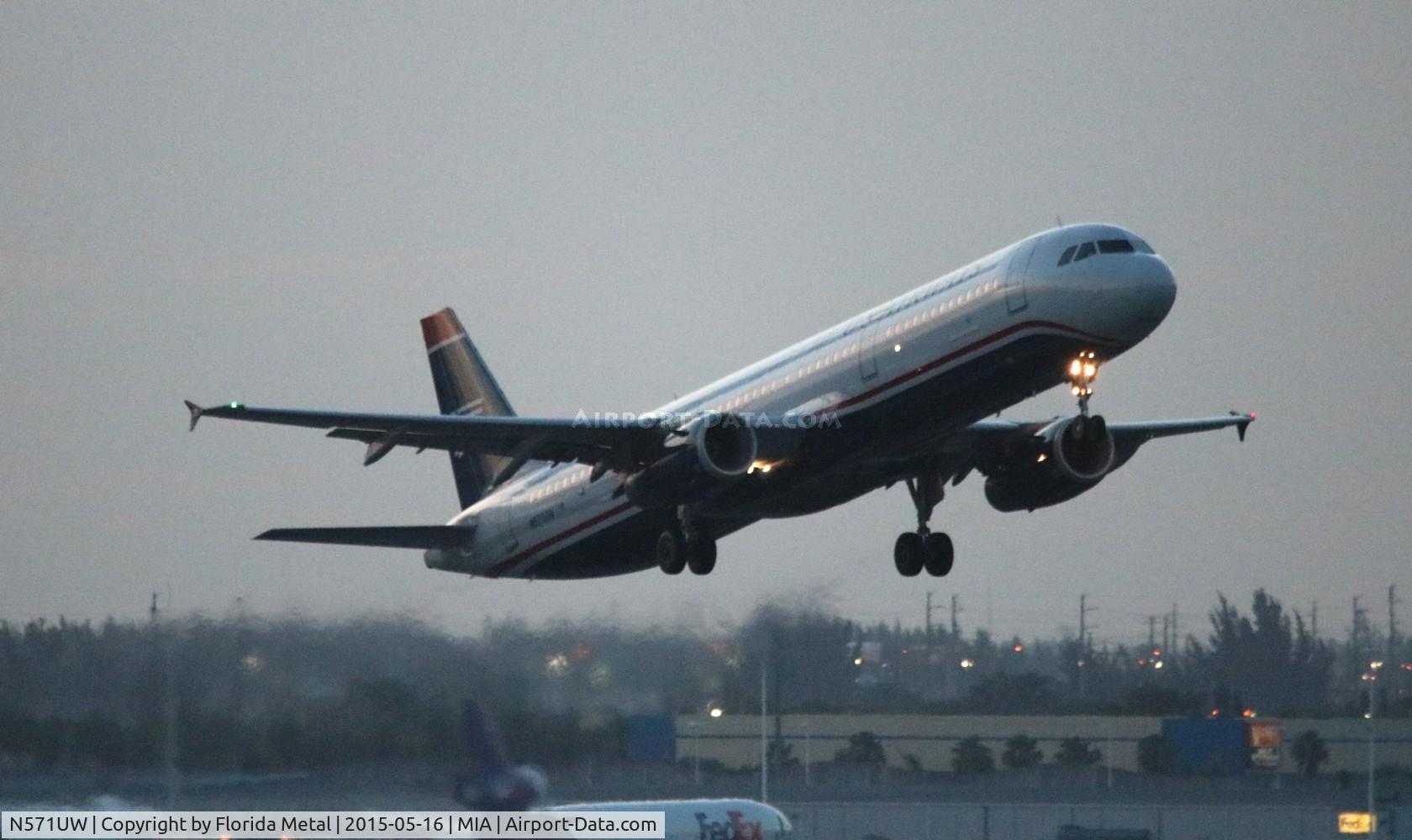 N571UW, 2013 Airbus A321-231 C/N 5800, USAirways