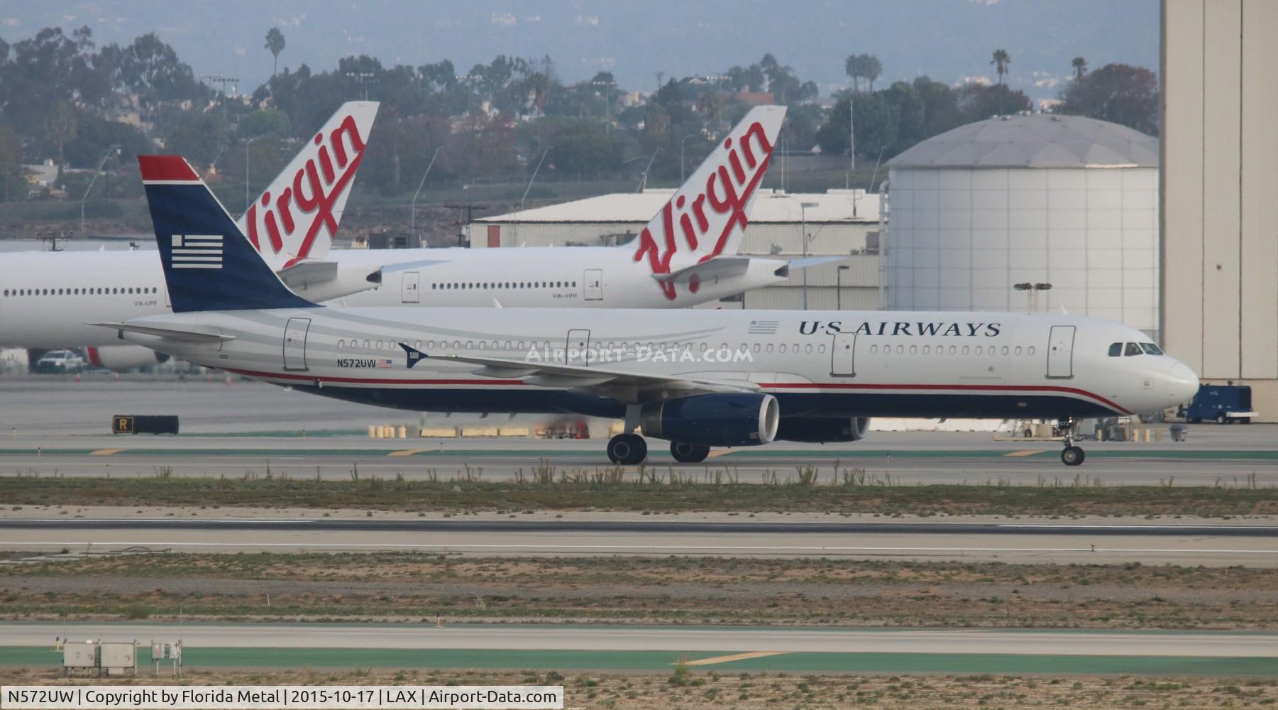 N572UW, 2013 Airbus A321-231 C/N 5899, USAirways