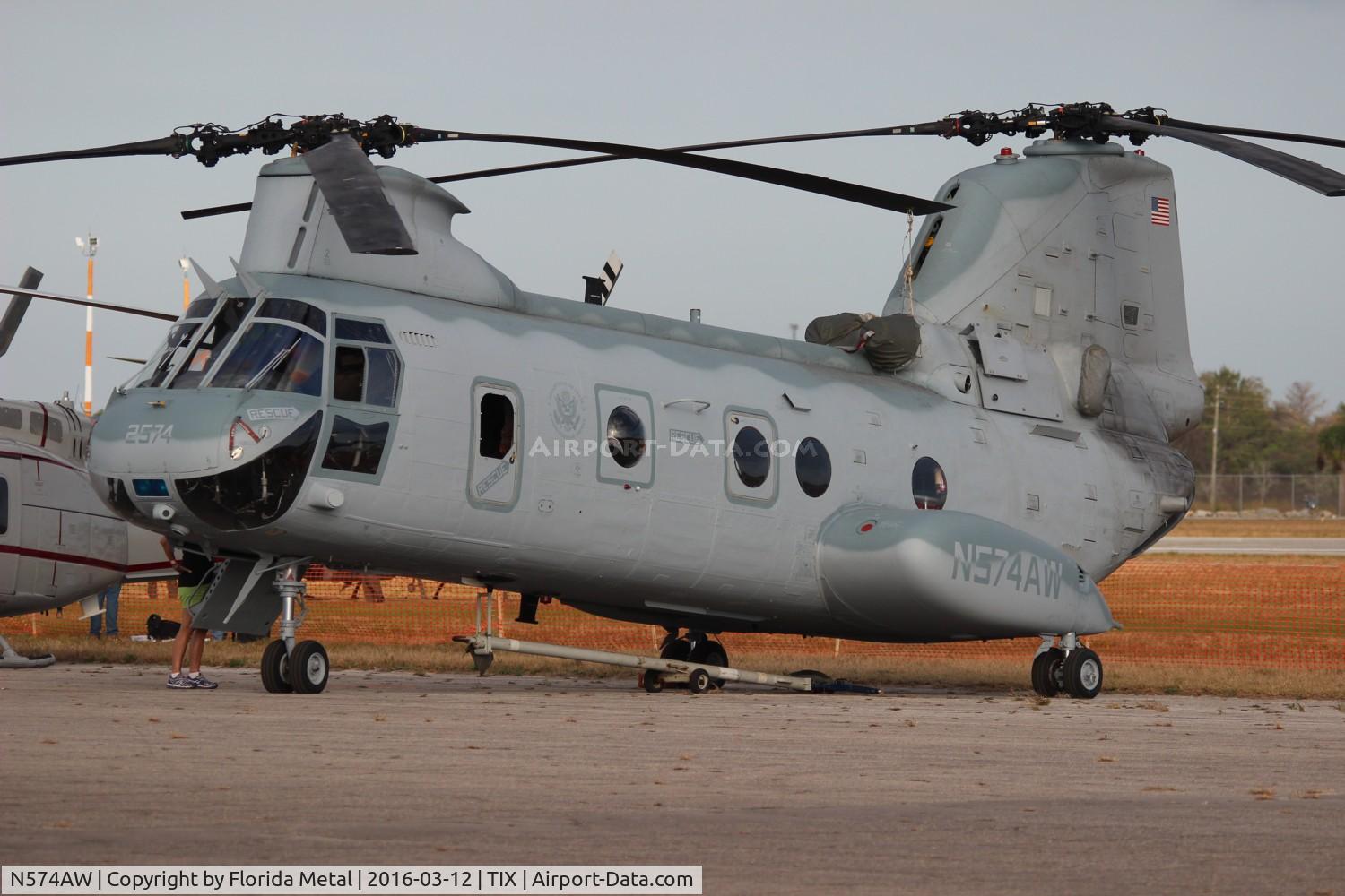 N574AW, Boeing Vertol CH-46E Sea Knight C/N 2196, CH-46E