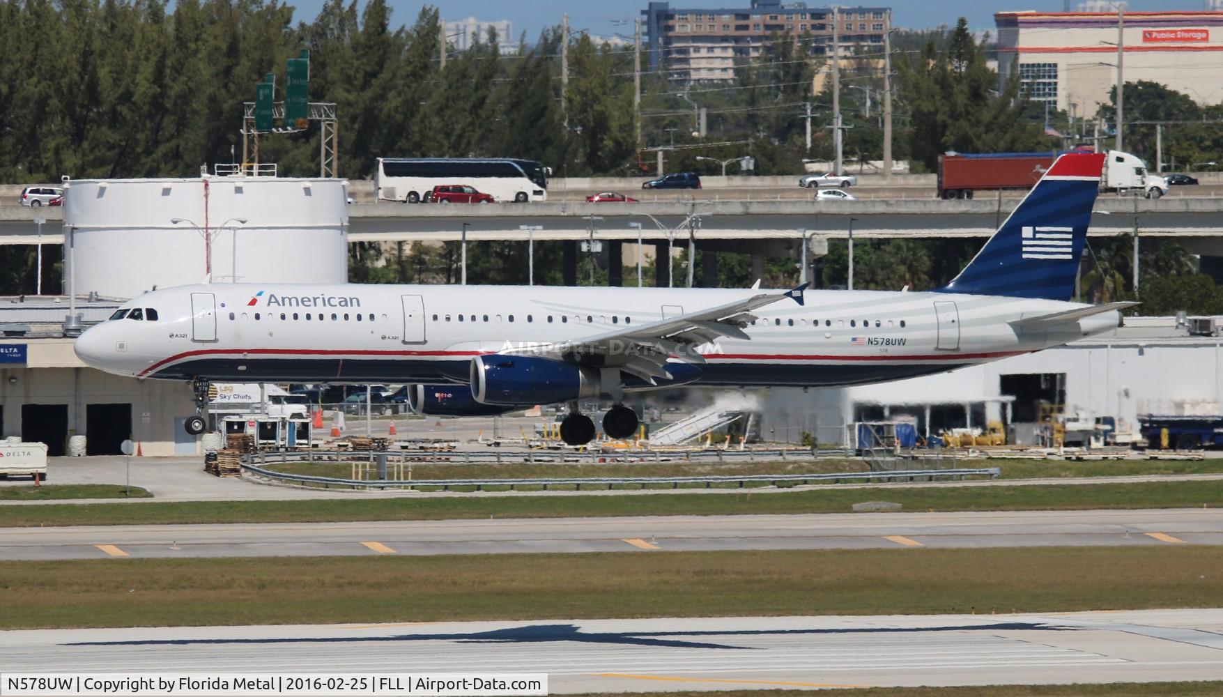 N578UW, 2014 Airbus A321-231 C/N 6035, American USAirways retro