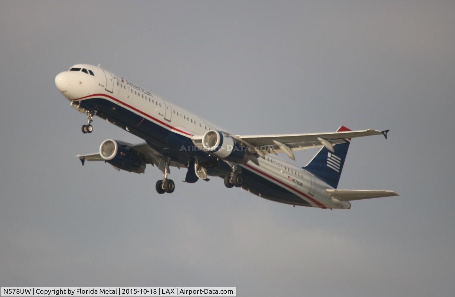 N578UW, 2014 Airbus A321-231 C/N 6035, USAirways Heritage