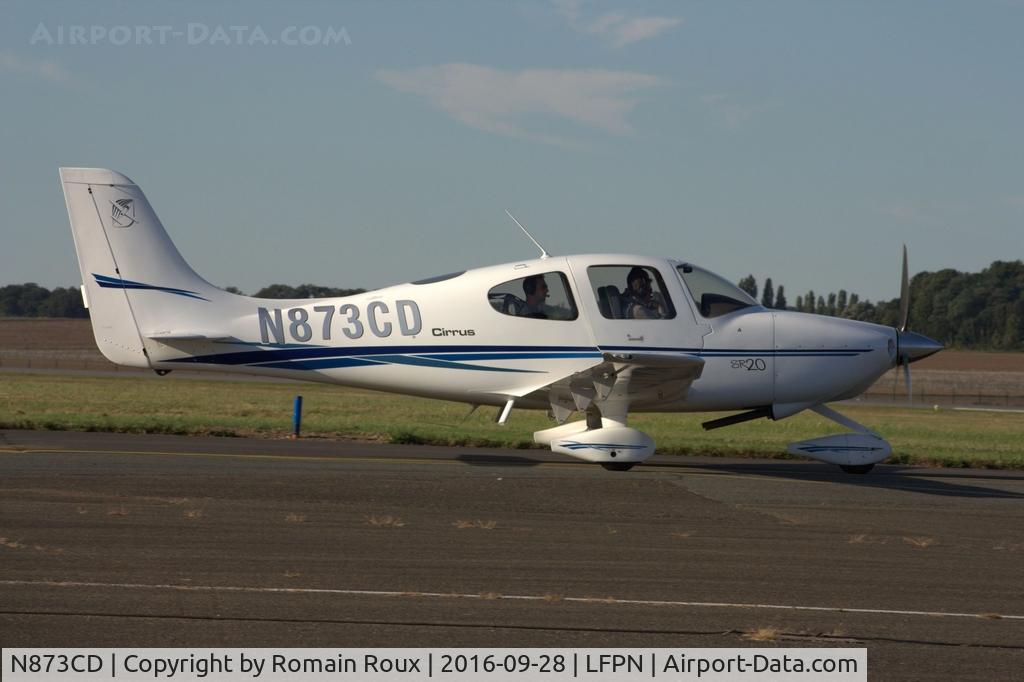 N873CD, 2002 Cirrus SR20 C/N 1229, Taxiing